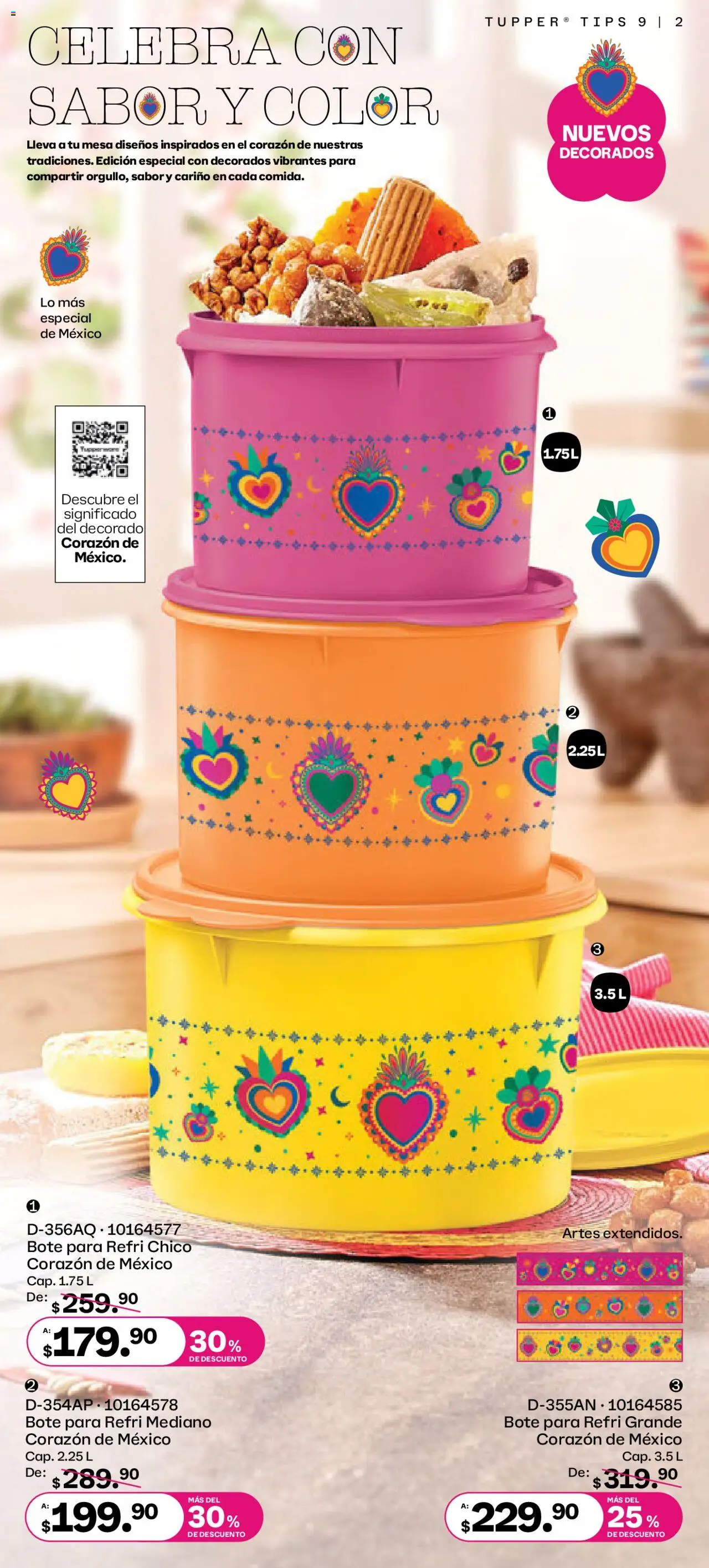 Nuevas ofertas de Tupperware válidas en toda la República Mexicana desde el 11.08.2025. ¡Encuentra las mejores ofertas en Tupperware catálogo! | Página: 2 | Productos: Tupper, Mesa