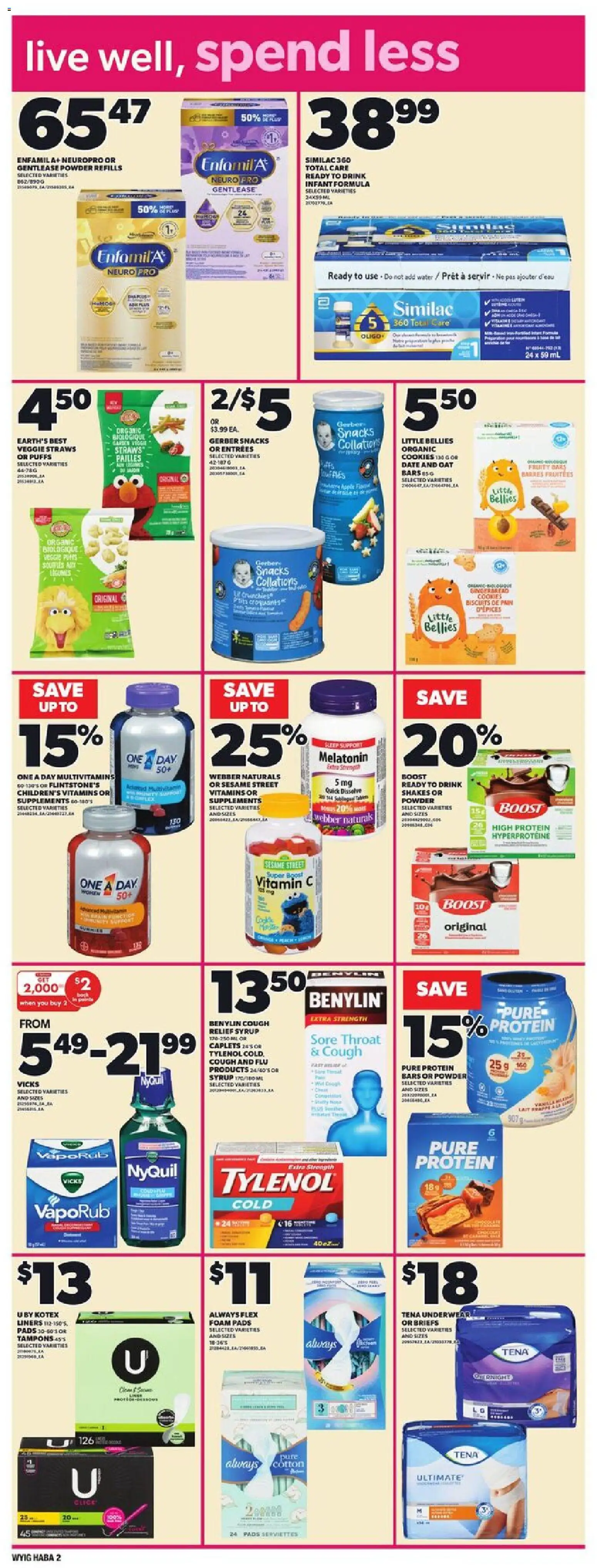 Independent Grocer flyer valid from 18.12.2025 | Page: 16 | Products: Cookies, Powder, Underwear