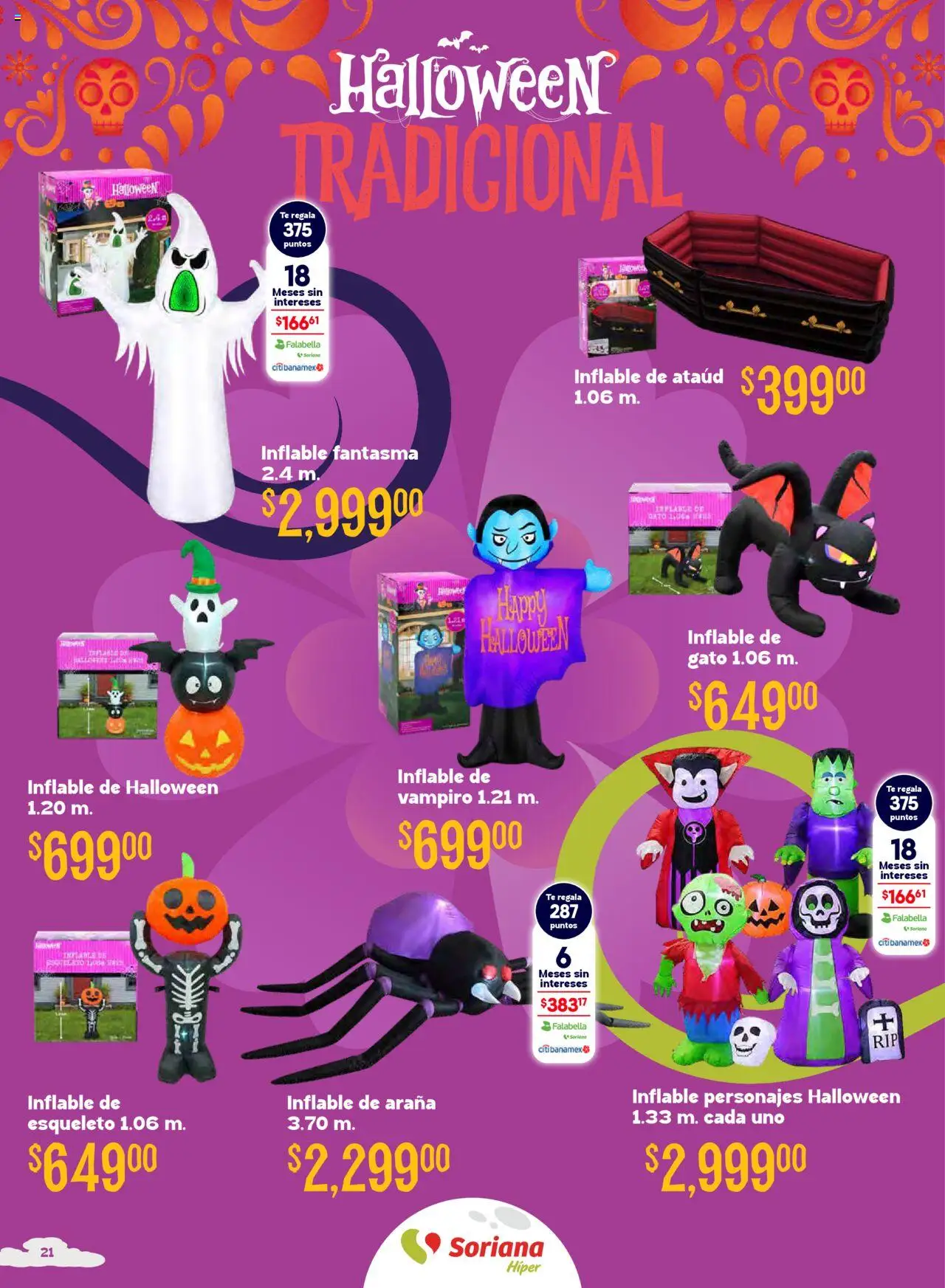 Nuevas ofertas de Soriana válidas en toda la República Mexicana desde el 16.10.2025. ¡Encuentra las mejores ofertas en Soriana - Halloween y Día de muertos Híper Nacional! | Página: 21 | Productos: Té