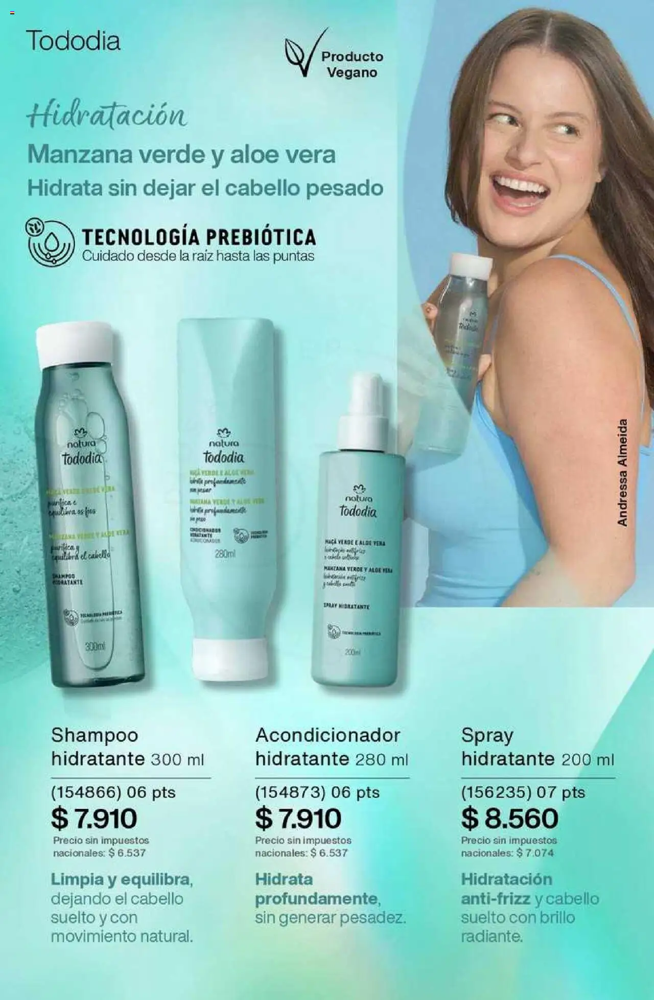 Catálogo Natura Ciclo 8 │ válido desde el 03.06.2025 | Página: 208 | Productos: Shampoo, Acondicionador, Brillo, Manzana