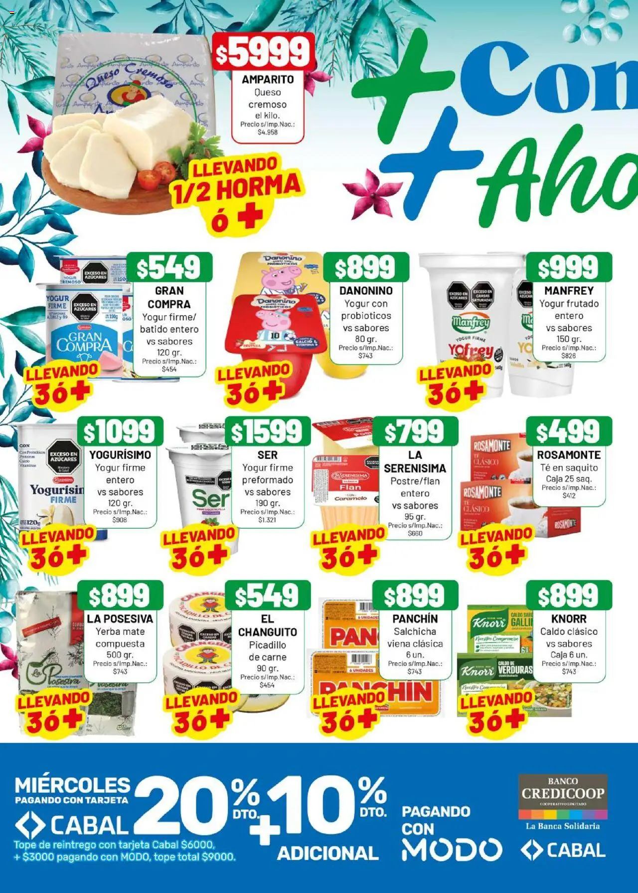 Almacor catálogo │ válido desde el 28.08.2025 | Página: 4 | Productos: Caja, Salchicha, Yogur, Picadillo