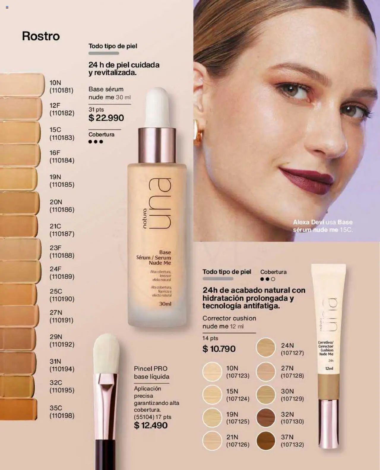 Natura catálogo │ válido desde el 04.07.2025 | Página: 52 | Productos: Corrector, Base, Pincel, Serum