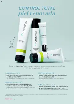 Nuevas ofertas de Mary Kay válidas en toda la República Mexicana desde el 01.09.2025. ¡Encuentra las mejores ofertas en Loción Refrescante Profunda para Cutis con Tendencia al Acné Clear Proof, Limpia y exfolia el rostro mientras ayuda a minimizar la apariencia del exceso de grasa facial*.! | Página: 66