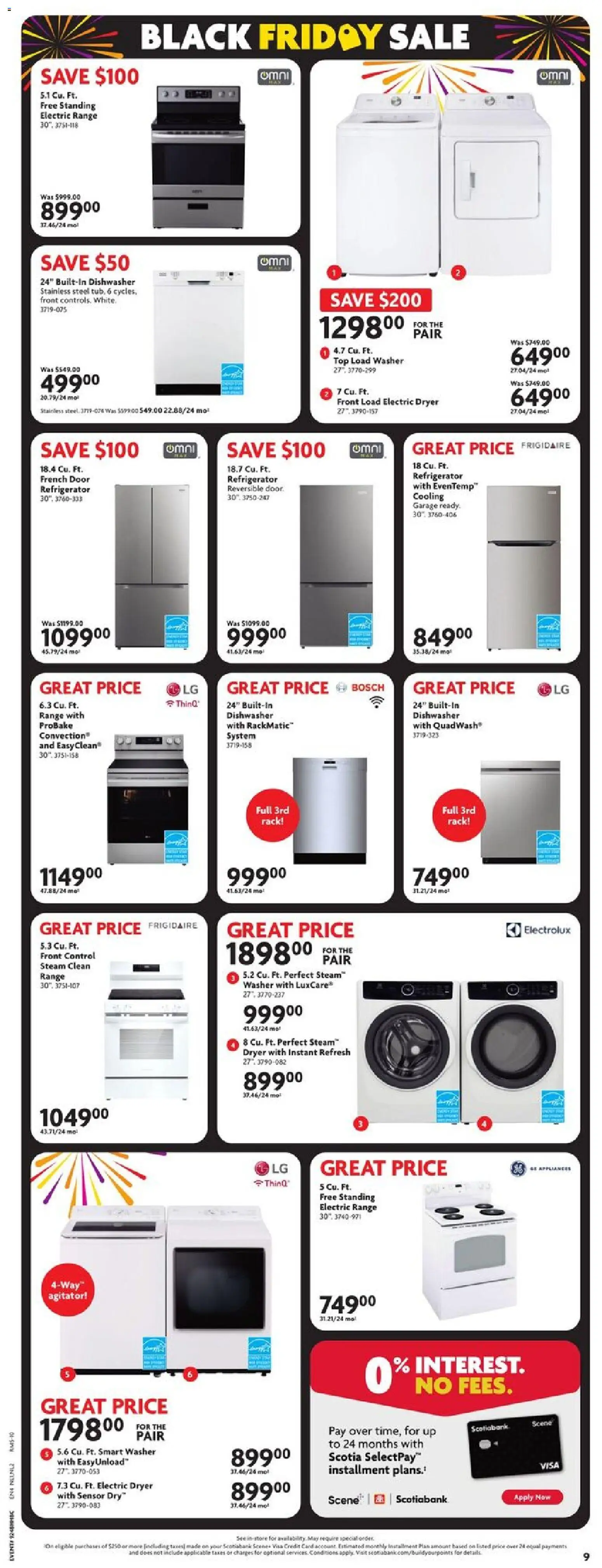 Home Hardware flyer valid from 27.11.2025 | Page: 10 | Products: Refrigerator, Dryer, Dishwasher