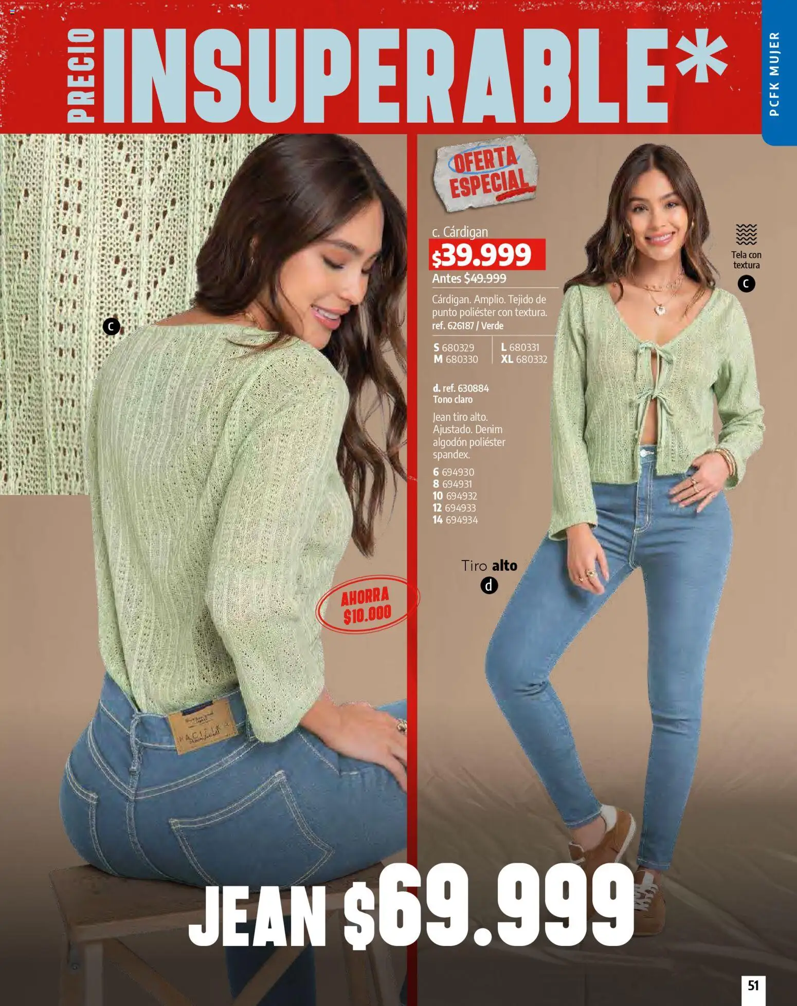 Pacifika revista - valida desde el 01.01.2026 | Página: 51 | Productos: Algodón, Jean