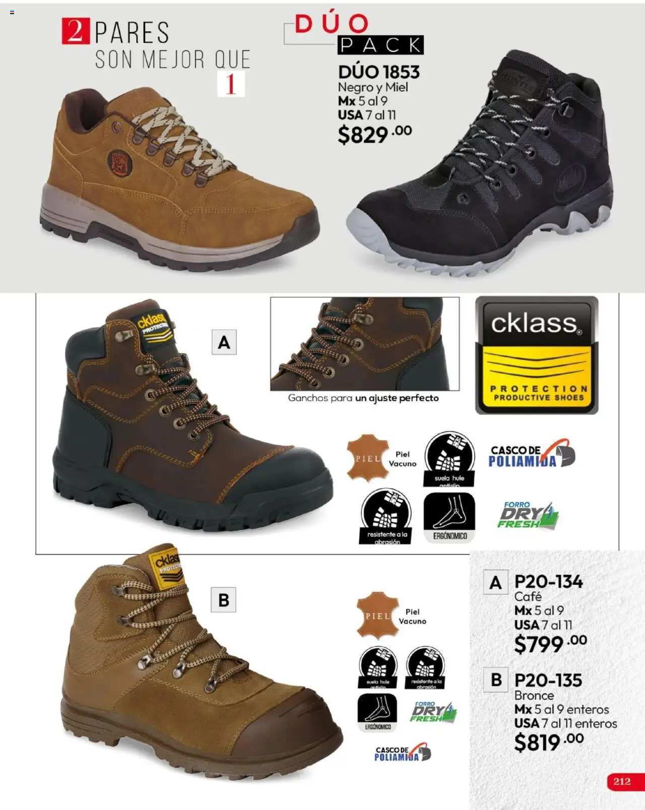 Nuevas ofertas de Cklass válidas en toda la República Mexicana desde el 16.09.2025. ¡Encuentra las mejores ofertas en Cklass - Catálogo Invierno Calzado! | Página: 213 | Productos: Café