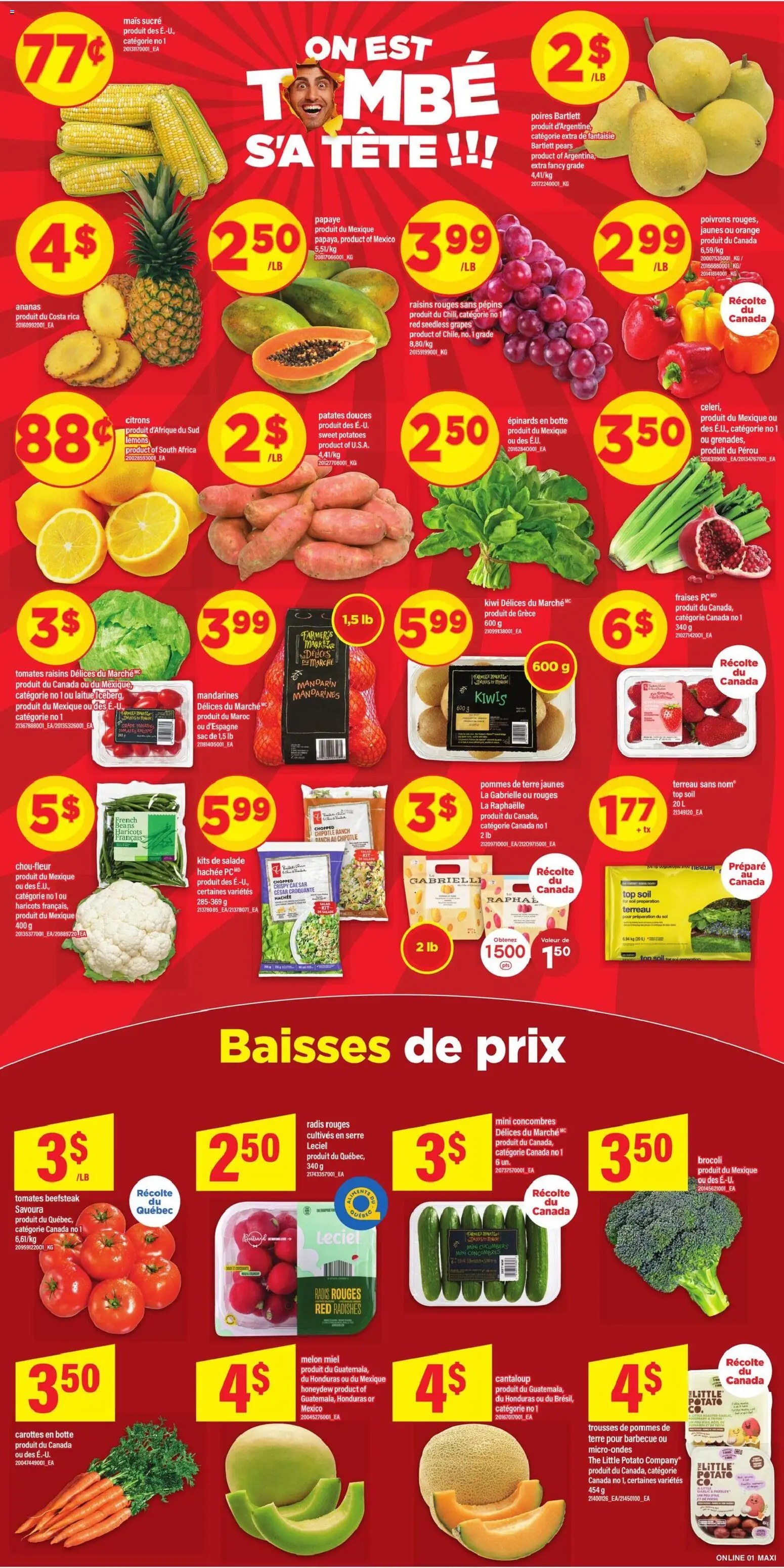 Maxi flyer valid from 30.04.2026 | Page: 5 | Products: Kiwi, Salad, Potatoes, Tomatoes