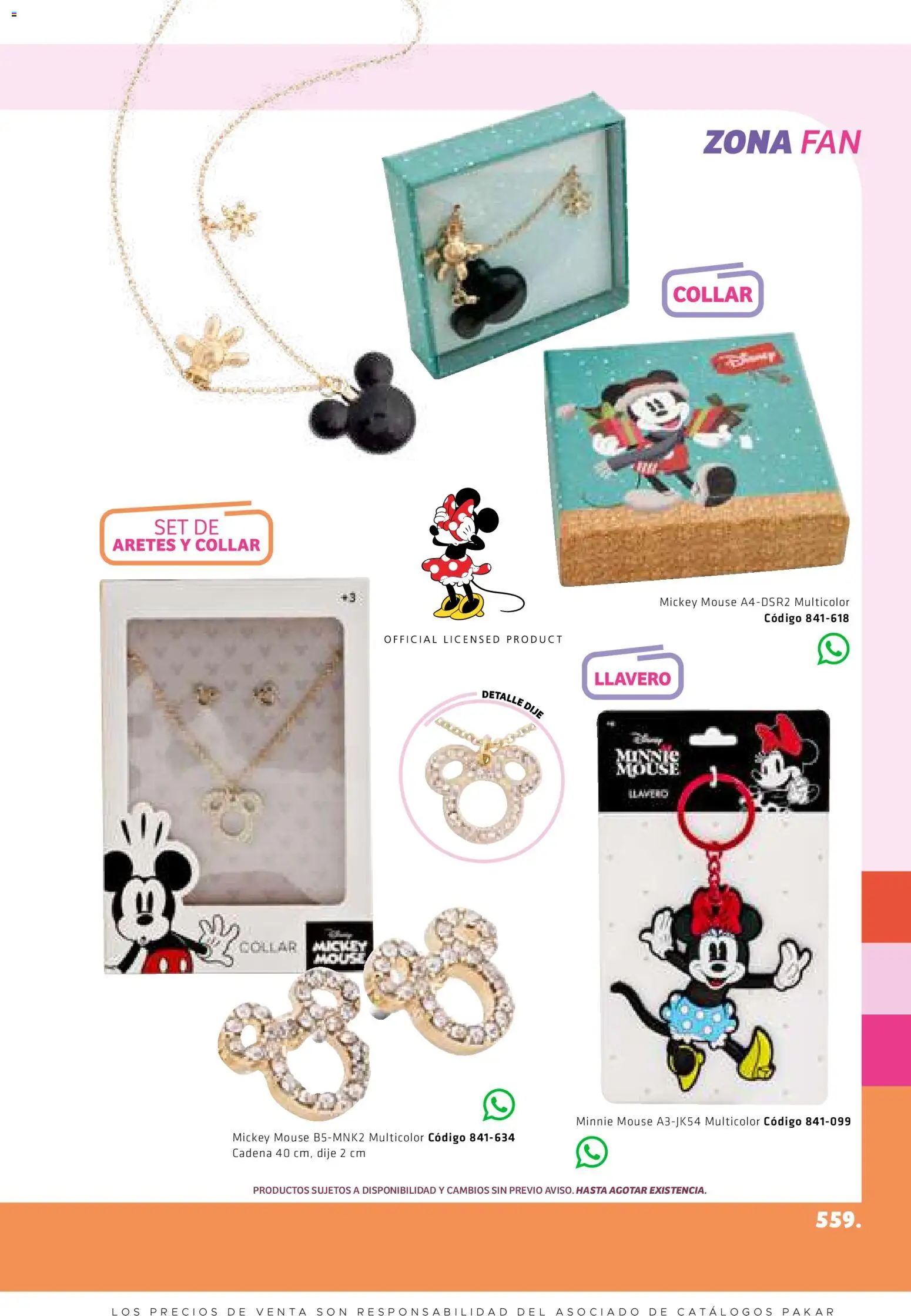 Nuevas ofertas de SC Pakar válidas en toda la República Mexicana desde el 27.02.2026. ¡Encuentra las mejores ofertas en SC Pakar catálogo Premium Women! | Página: 559 | Productos: Llavero, Mouse, Collar, Aretes