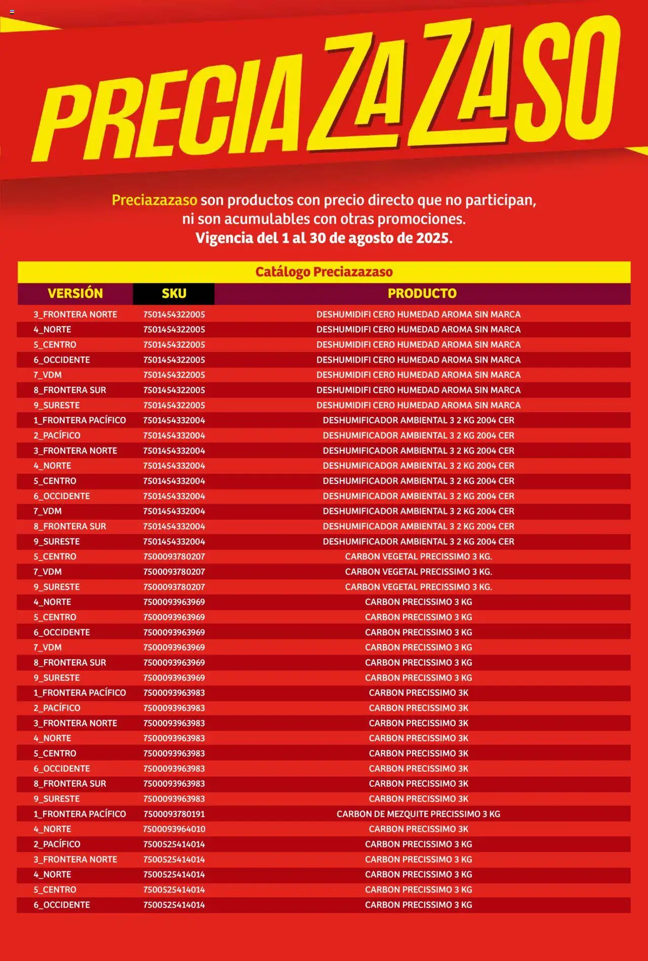 Nuevas ofertas de Soriana válidas en toda la República Mexicana desde el 01.08.2025. ¡Encuentra las mejores ofertas en Soriana - Catálogo Preciazazaso Mercado Nacional! | Página: 89