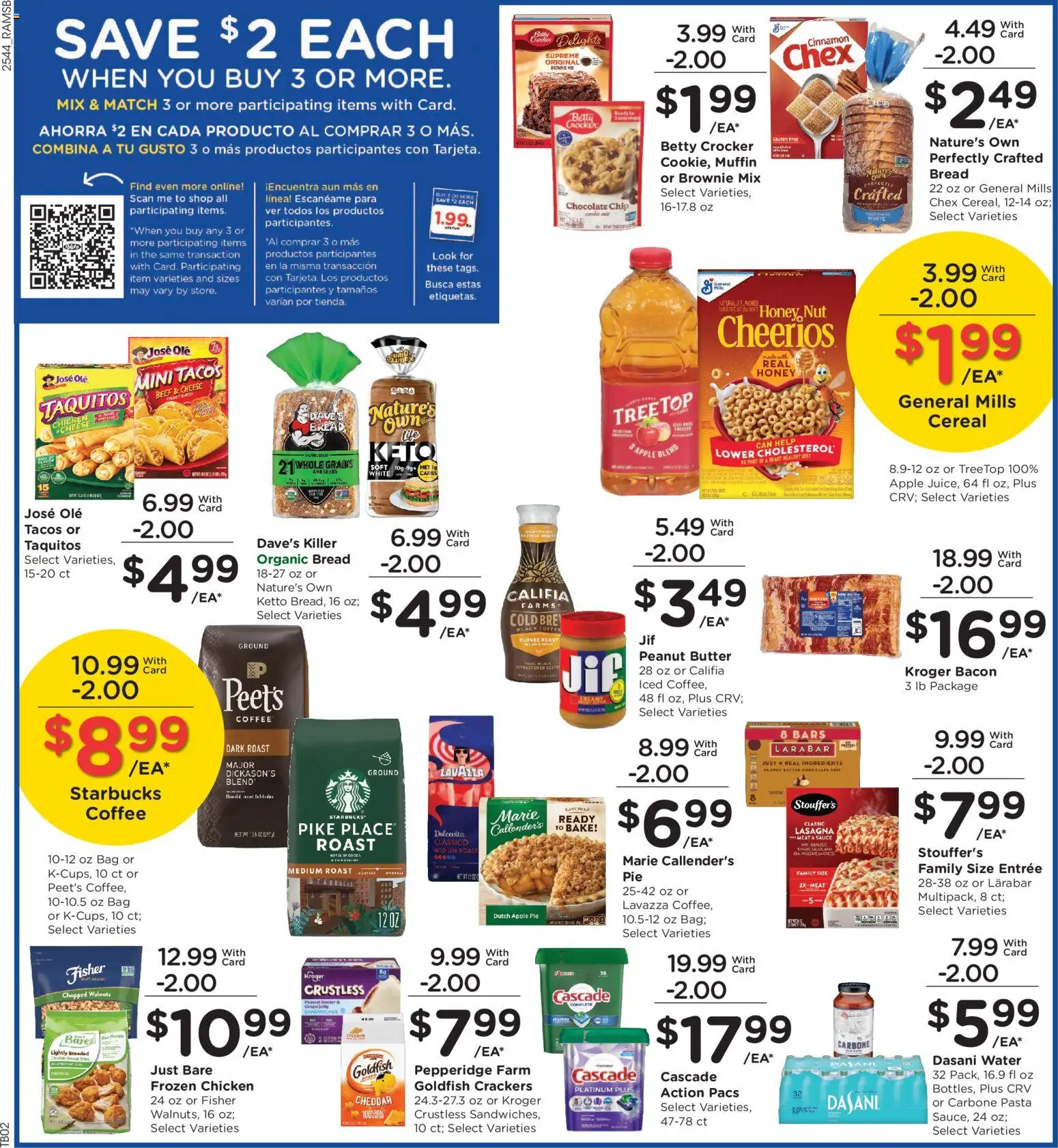 Ralphs Weekly Ad - valid from 03.12.2025 | Page: 4 | Products: Bread, Chocolate, Beef, Pasta