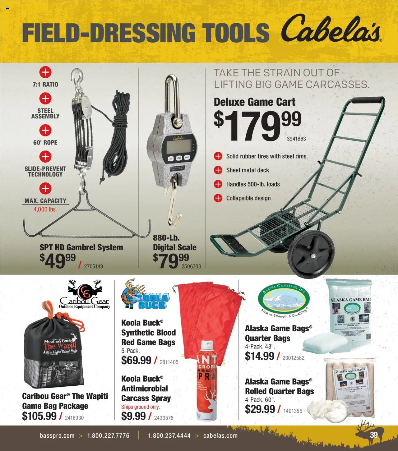Cabela's Big Game Hunting 25 - valid from 12.06.2025 | Page: 39 | Products: Game, Bag, Sheet