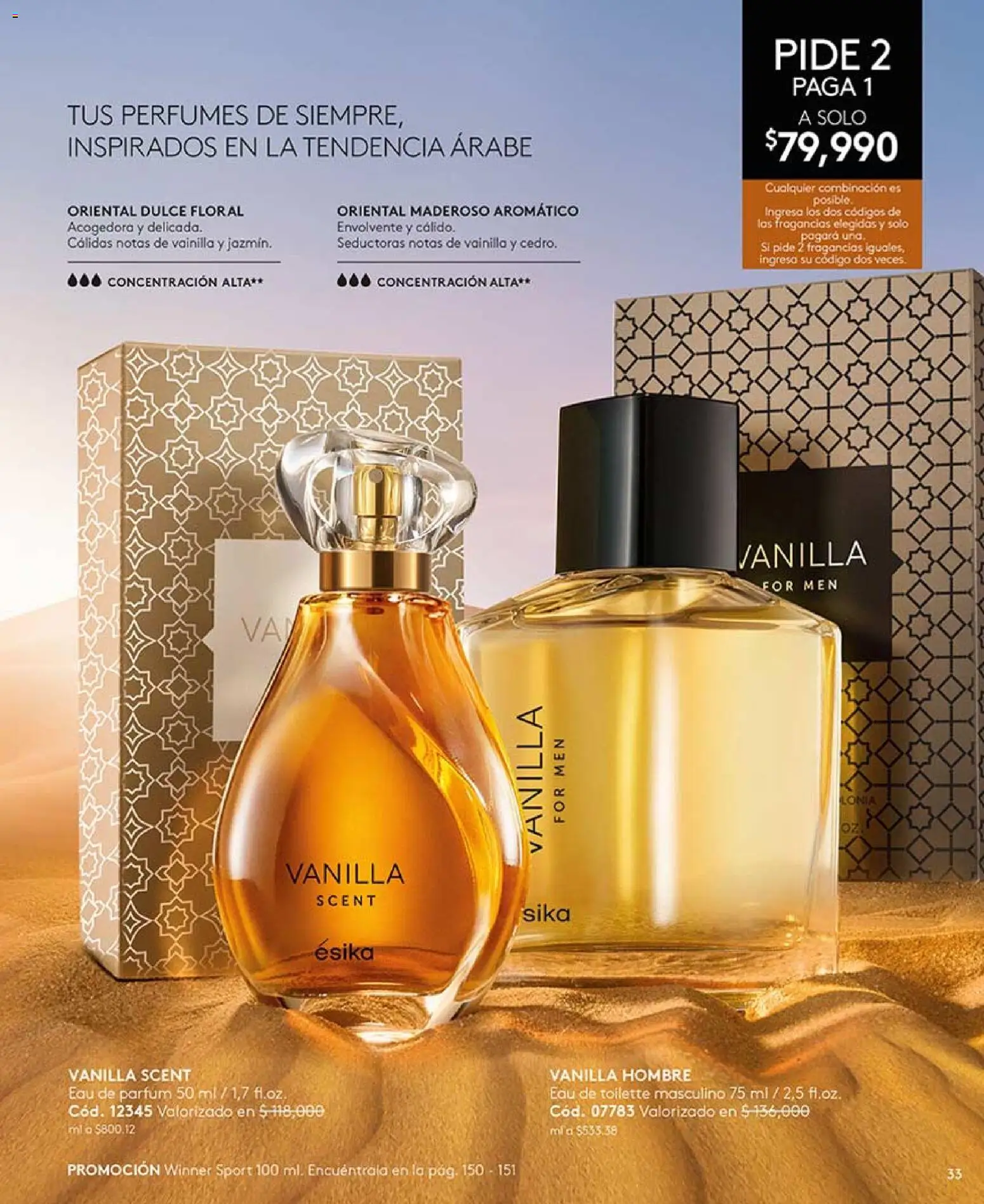 Ésika revista - valida desde el 02.03.2026 | Página: 33 | Productos: Eau de toilette, Combinación