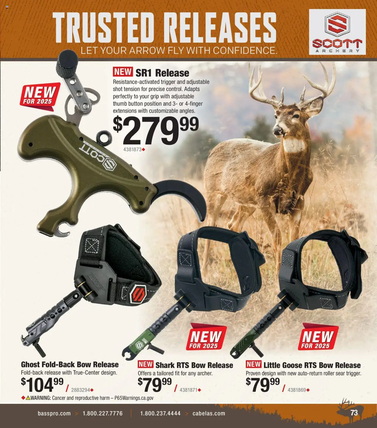 Cabela's Archery 25 - valid from 15.07.2025 | Page: 73 | Products: Bow, Arrow, Archery