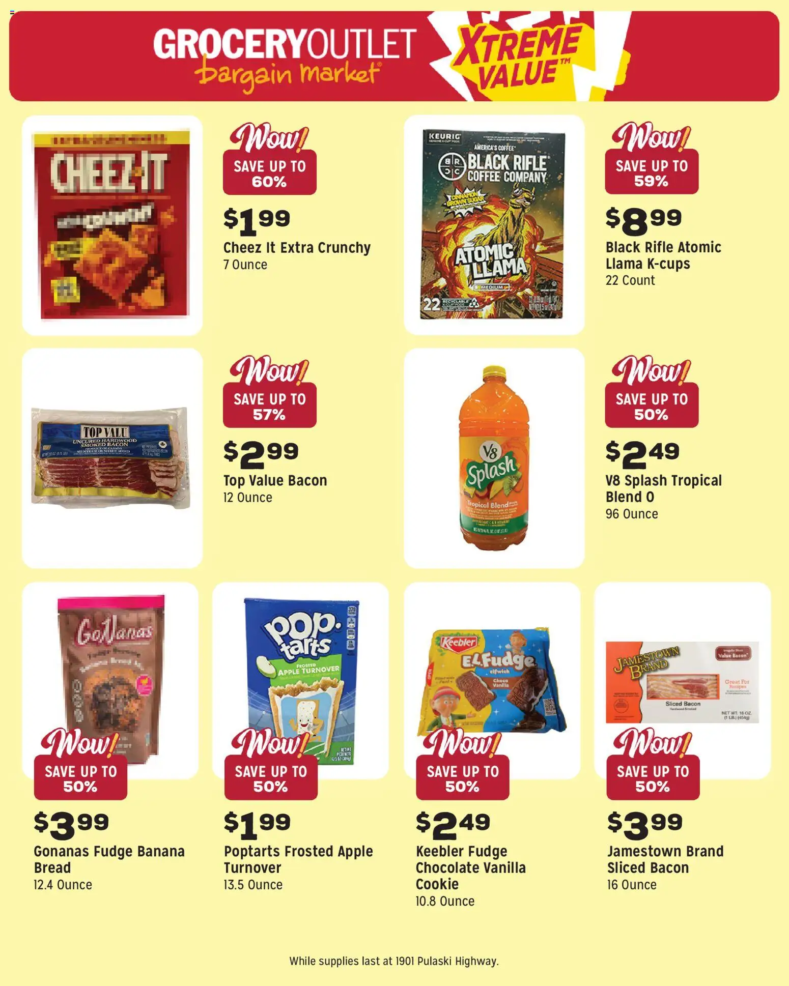 Grocery Outlet Weekly Ad - MD - valid from 11.03.2026 | Page: 9 | Products: Bread, Coffee, Chocolate, Rifle