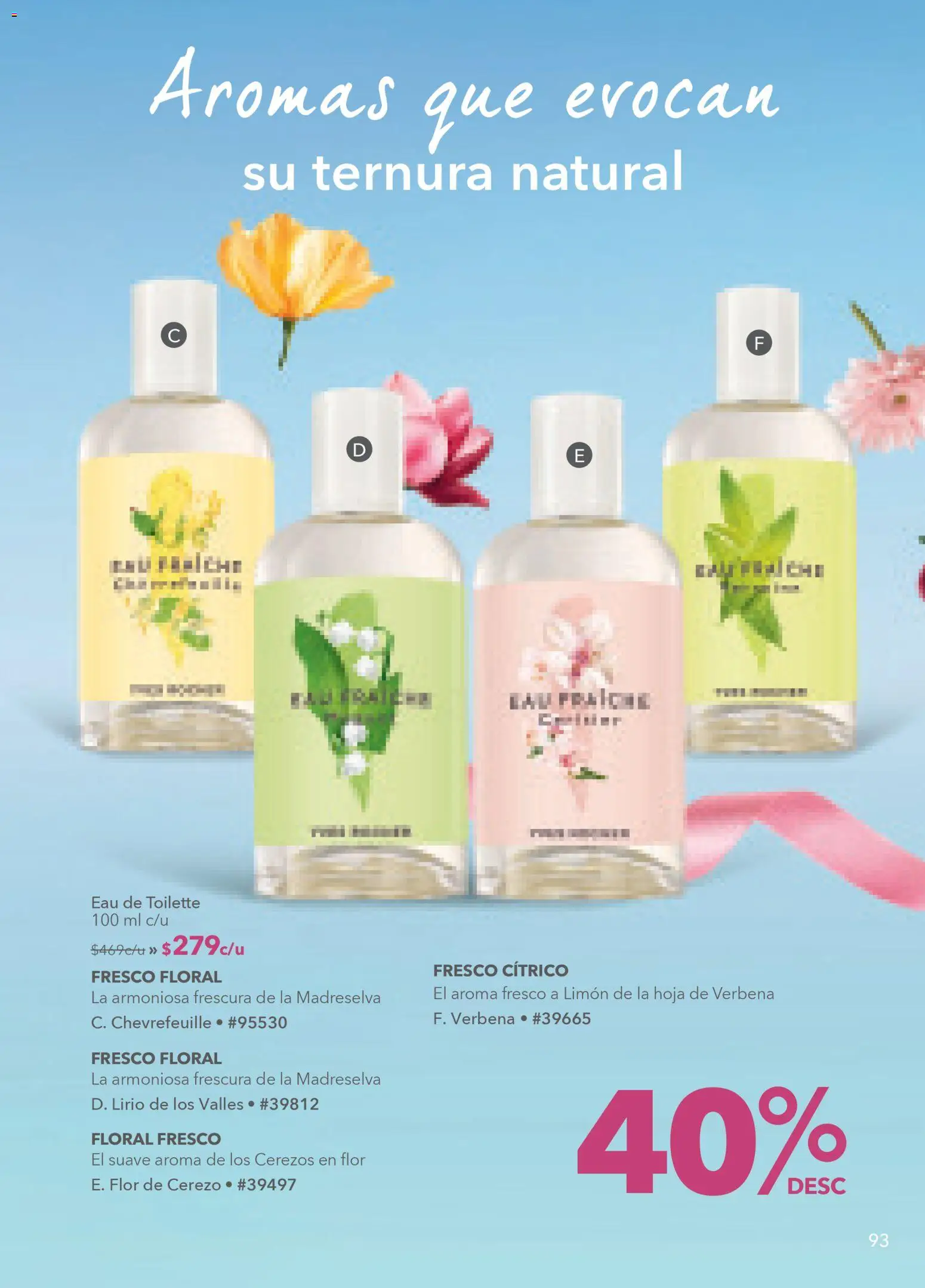 Nuevas ofertas de Yves Rocher válidas en toda la República Mexicana desde el 24.03.2026. ¡Encuentra las mejores ofertas en Yves Rocher campaña 5 2026! | Página: 95 | Productos: Limón, Eau de toilette