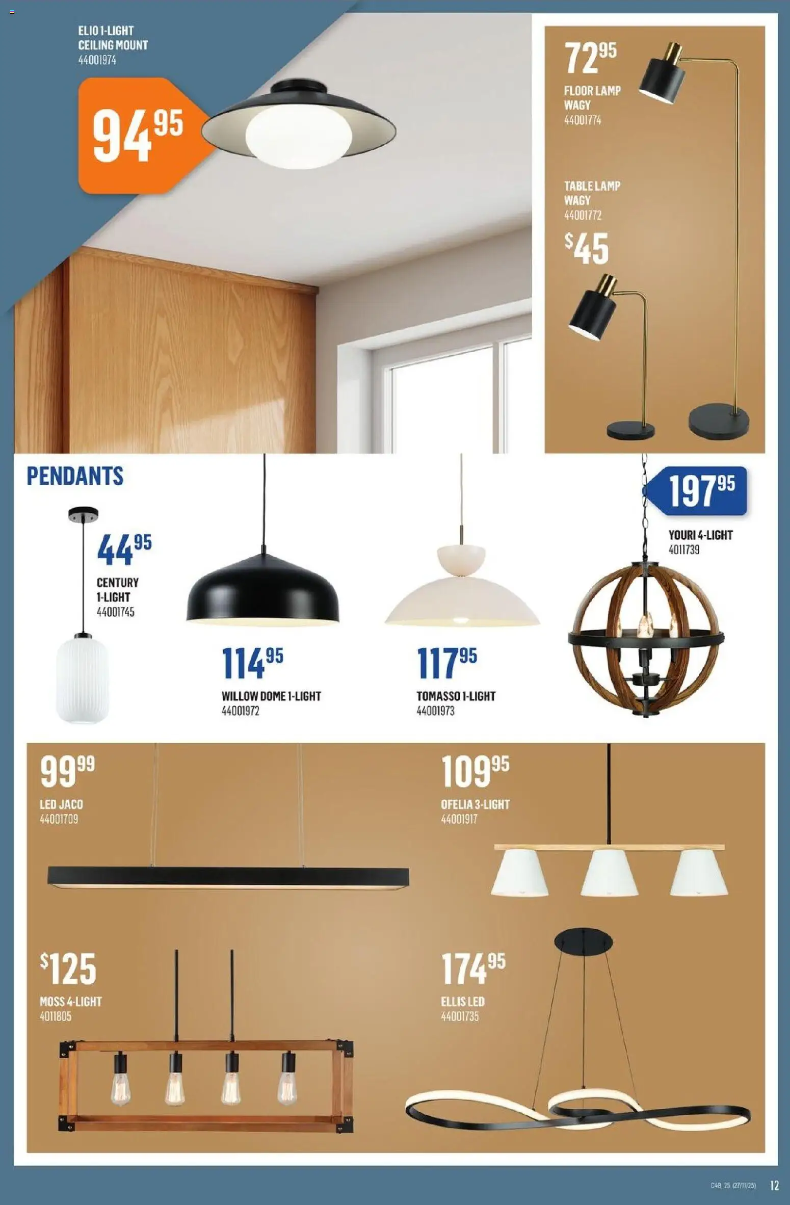 Canac flyer valid from 27.11.2025 | Page: 12 | Products: Table, Lamp
