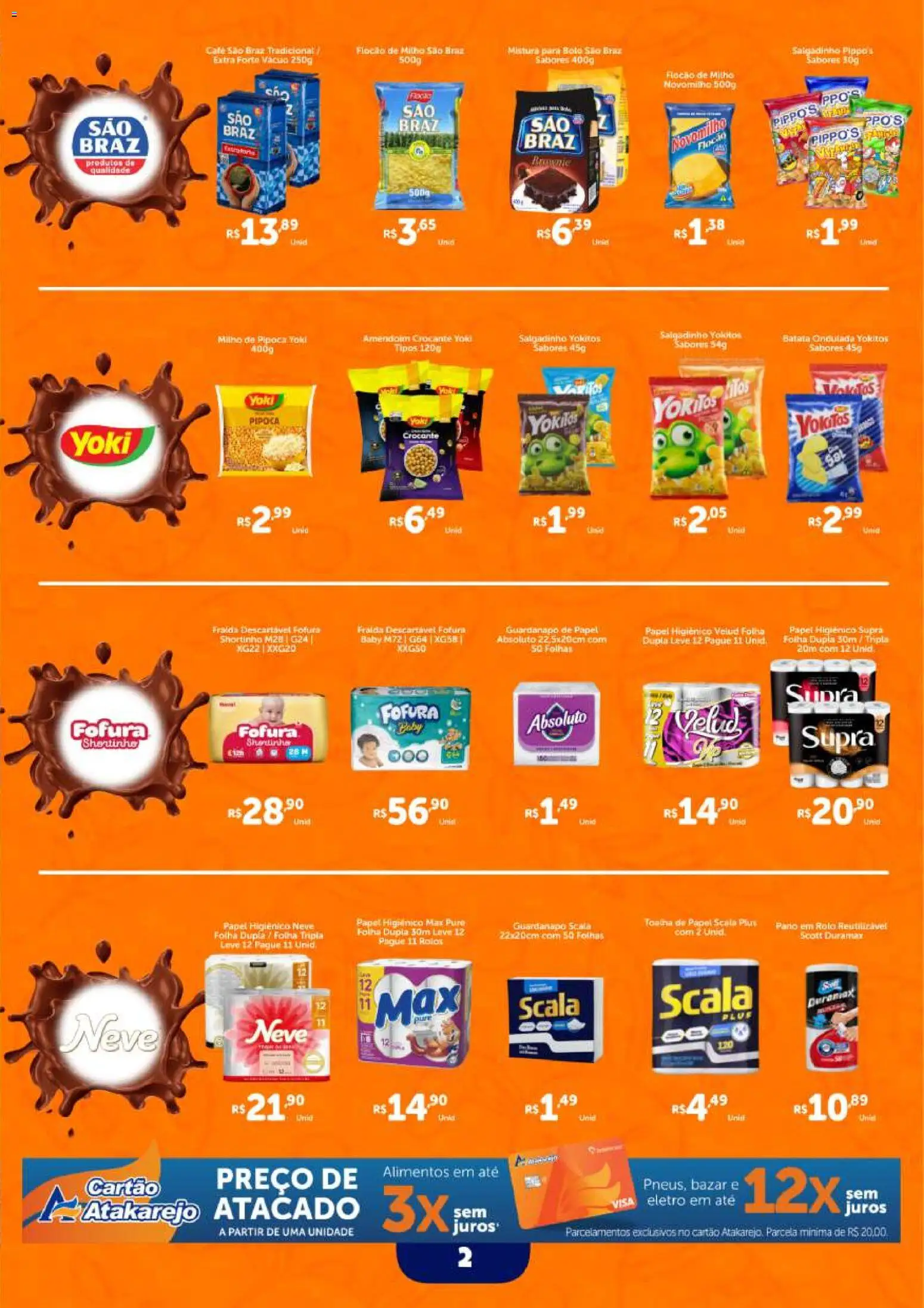 Atakarejo Folheto - válido de 30.04.2026 | Página: 2 | Produtos: Amendoim, Café, Bolo, Guardanapo