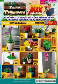 Max Atacadista - Ofertas Especial Primavera - Pré-Visualização do folheto da loja Max Atacadista, válido de 18.09.2025