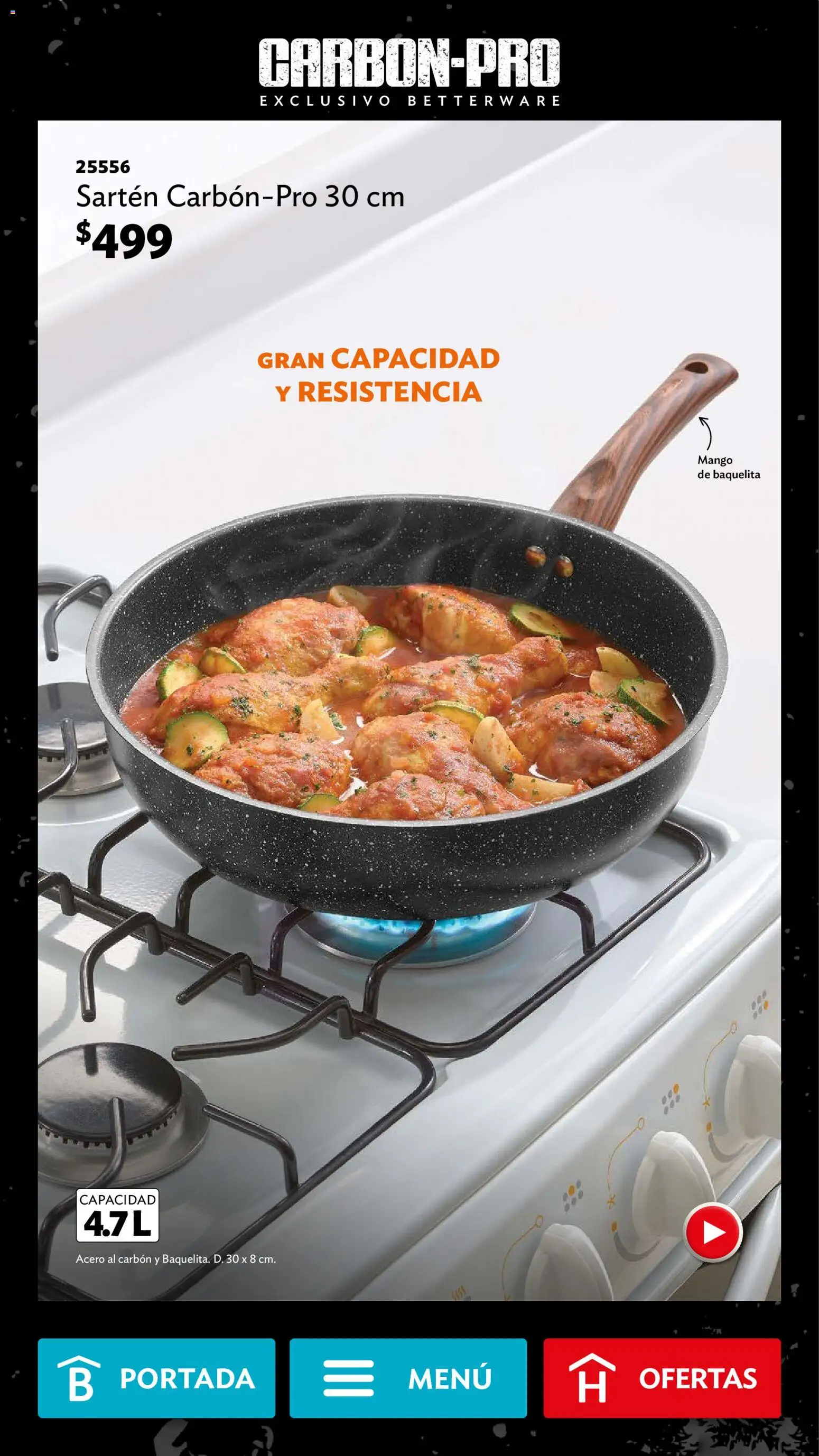 Nuevas ofertas de Betterware válidas en toda la República Mexicana desde el 01.12.2025. ¡Encuentra las mejores ofertas en Betterware campaña 12 2025! | Página: 42 | Productos: Mango, Sartén