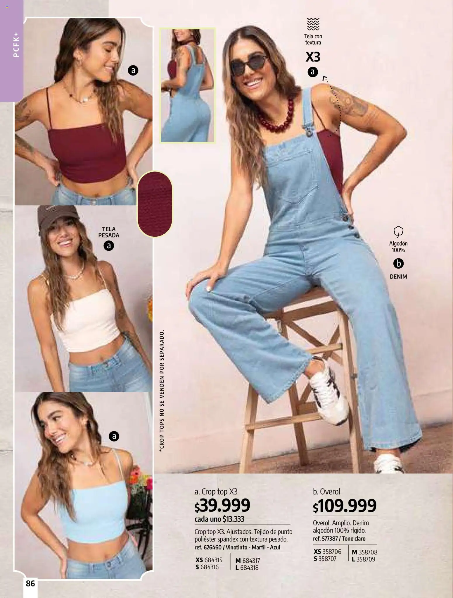 Pacifika revista - valida desde el 24.02.2026 | Página: 88 | Productos: Algodón, Top, Overol