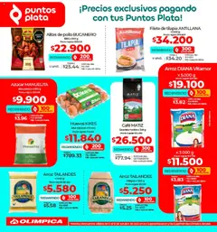 Olímpica - Más Puntos, Más Ahorro -  Vista previa de la revista de la tienda Olímpica valido desde el 08.10.2025 | Página: 2 | Productos: Arroz, Ducha Bidet, Huevos, Café