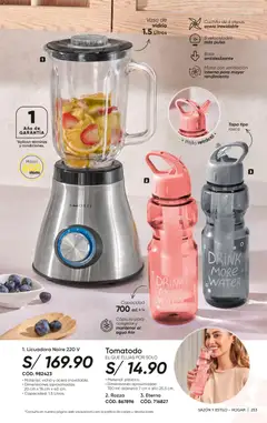 Vista previa de folleto Azzorti catálogo - Campaña 7 de la Azzorti válido desde 14.04.2026 | Página: 257 | Productos: Licuadora