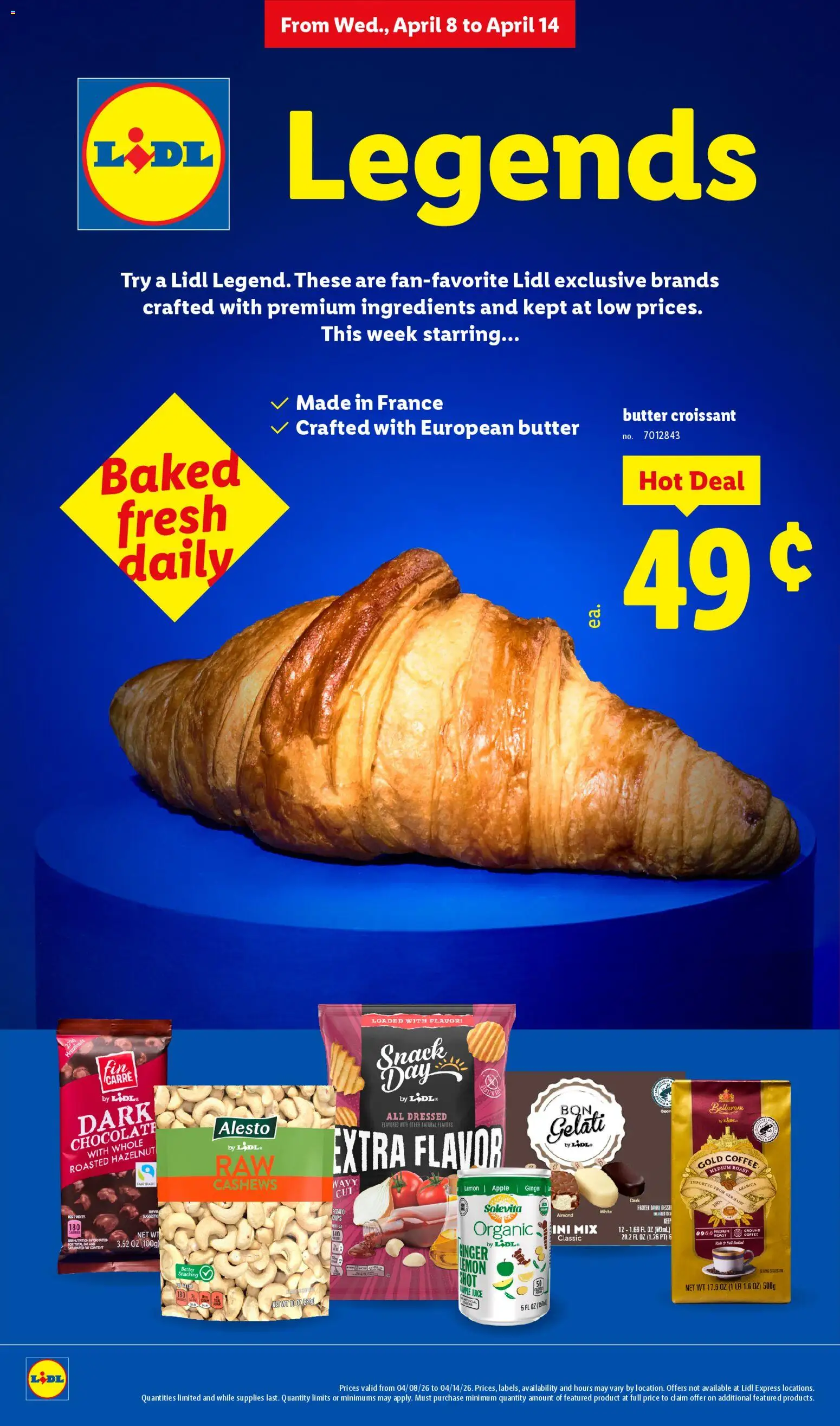 Lidl Weekly Ad - valid from 08.04.2026 | Page: 20 | Products: Ginger, Coffee, Chocolate, Lemon