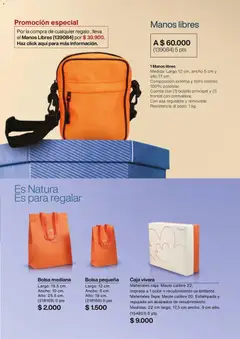 Natura - Catálogo 01A/2026 -  Vista previa de la revista de la tienda Natura valido desde el 02.01.2026 | Página: 15 | Productos: Bolsa, Peso, Caja