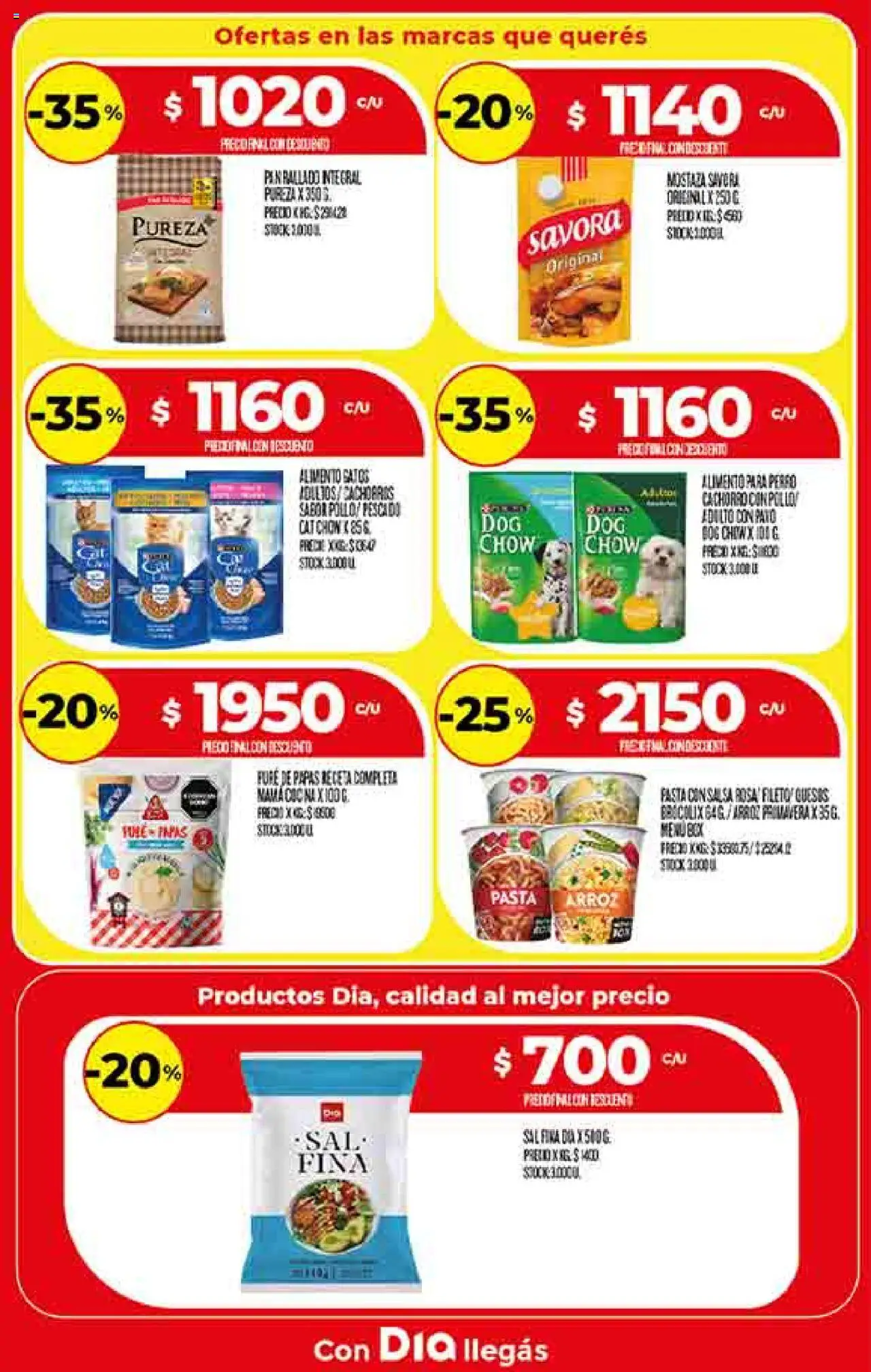 Supermercado DIA Ofertas - Salta y Jujuy │ válido desde el 20.08.2025 | Página: 13 | Productos: Pescado, Sal, Pan, Pan rallado