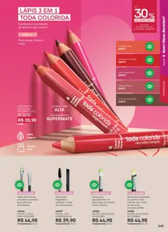 O Boticário - Ciclo 06/2026 - Pré-Visualização do folheto da loja O Boticário, válido de 13.04.2026 | Página: 160 | Produtos: Pincel, Delineador, Lápis, Iluminador