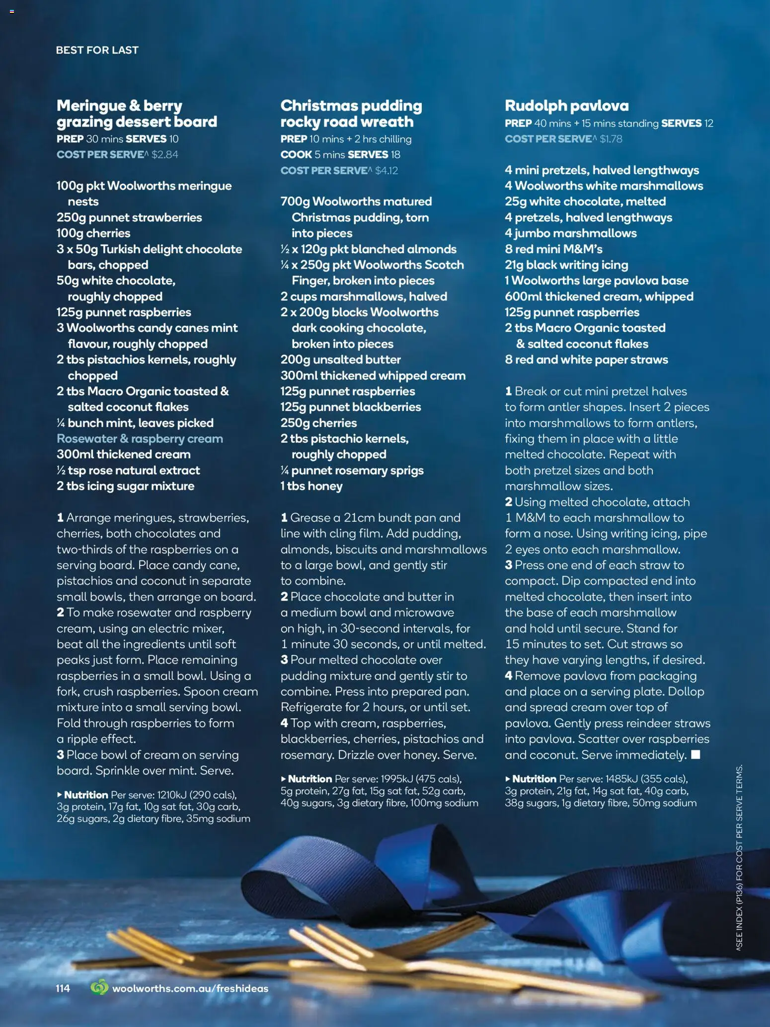 Woolworths catalogue - valid from 01.12.2025 | Page: 114 | Products: Almonds, Strawberries, Pudding, Scotch