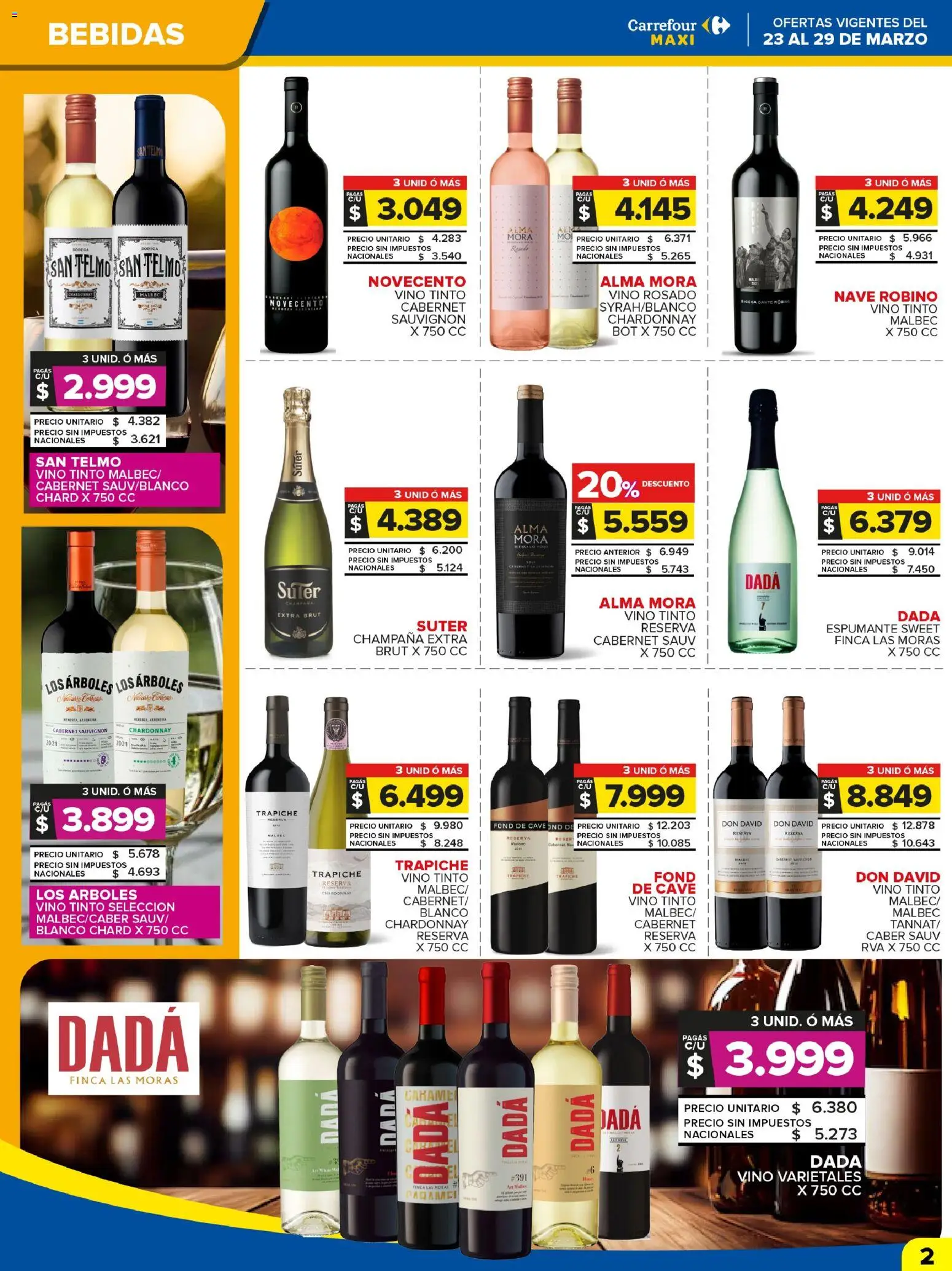 Carrefour Maxi catálogo │ válido desde el 23.03.2026 | Página: 3 | Productos: Vino