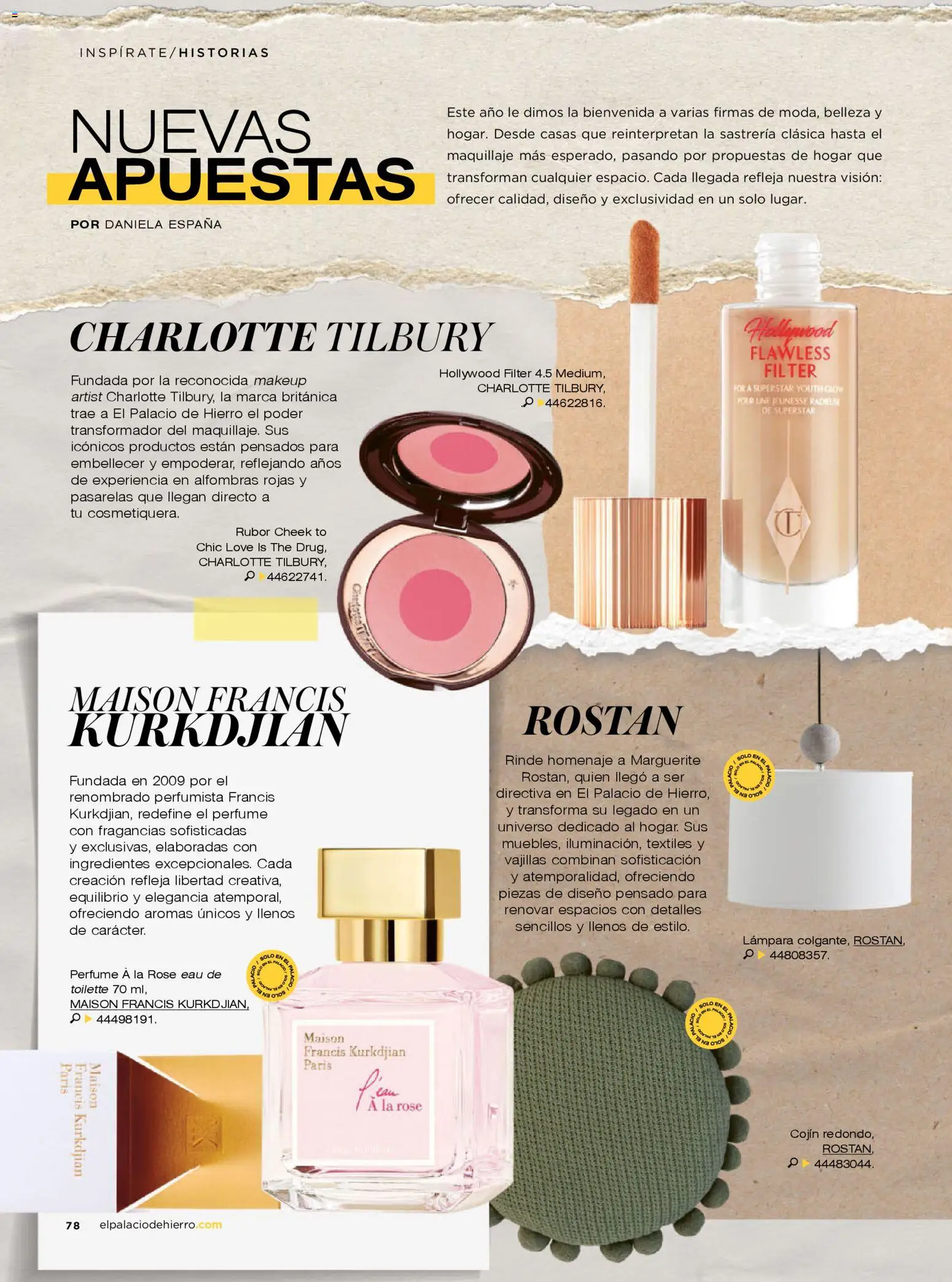 Nuevas ofertas de Palacio De Hierro válidas en toda la República Mexicana desde el 21.11.2025. ¡Encuentra las mejores ofertas en Palacio De Hierro catálogo! | Página: 84 | Productos: Lámpara, Perfume, Maquillaje, Rubor