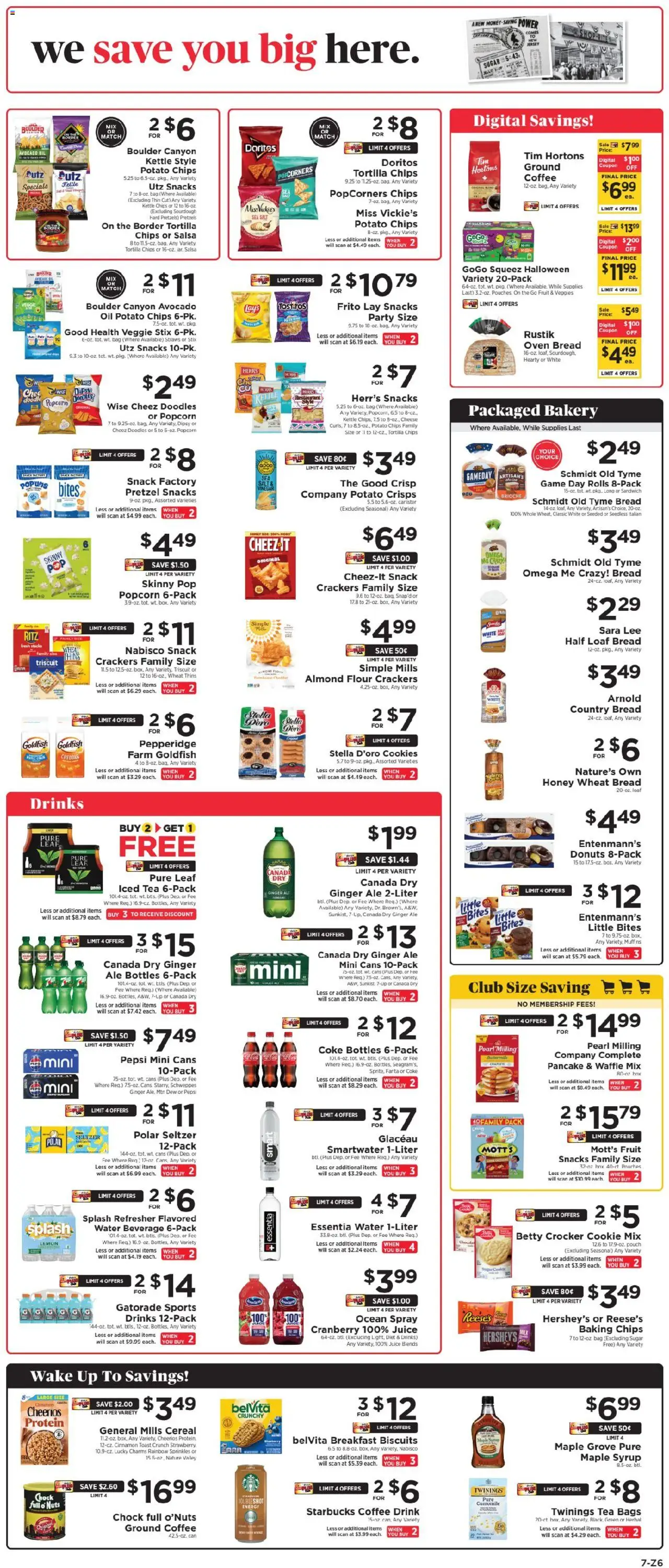 ShopRite Weekly Ad - valid from 02.10.2025 | Page: 9 | Products: Bread, Coffee, Salt, Kettle