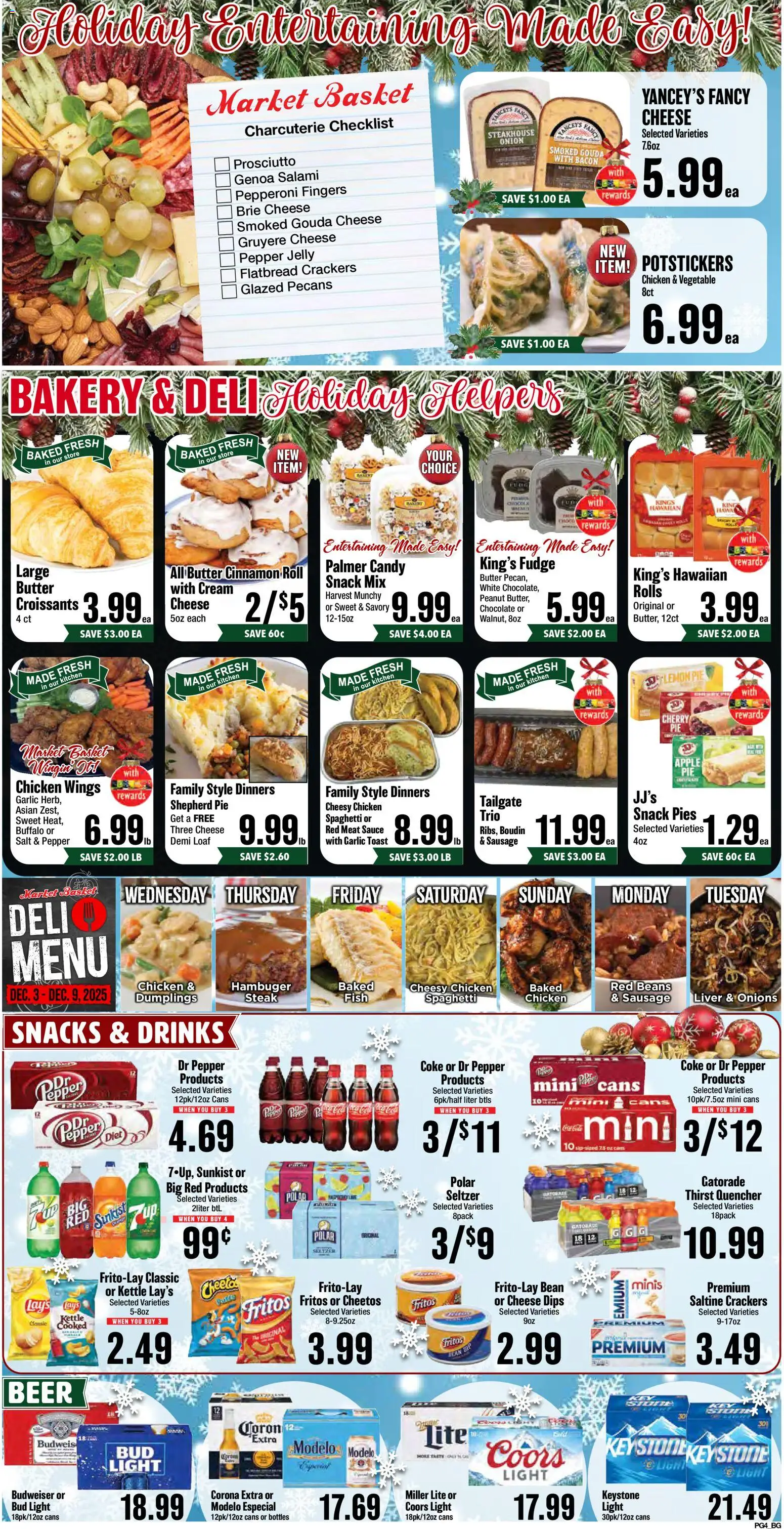 Market Basket Weekly Ad - valid from 03.12.2025 | Page: 4 | Products: Basket, Pepper, Garlic, Cinnamon Roll