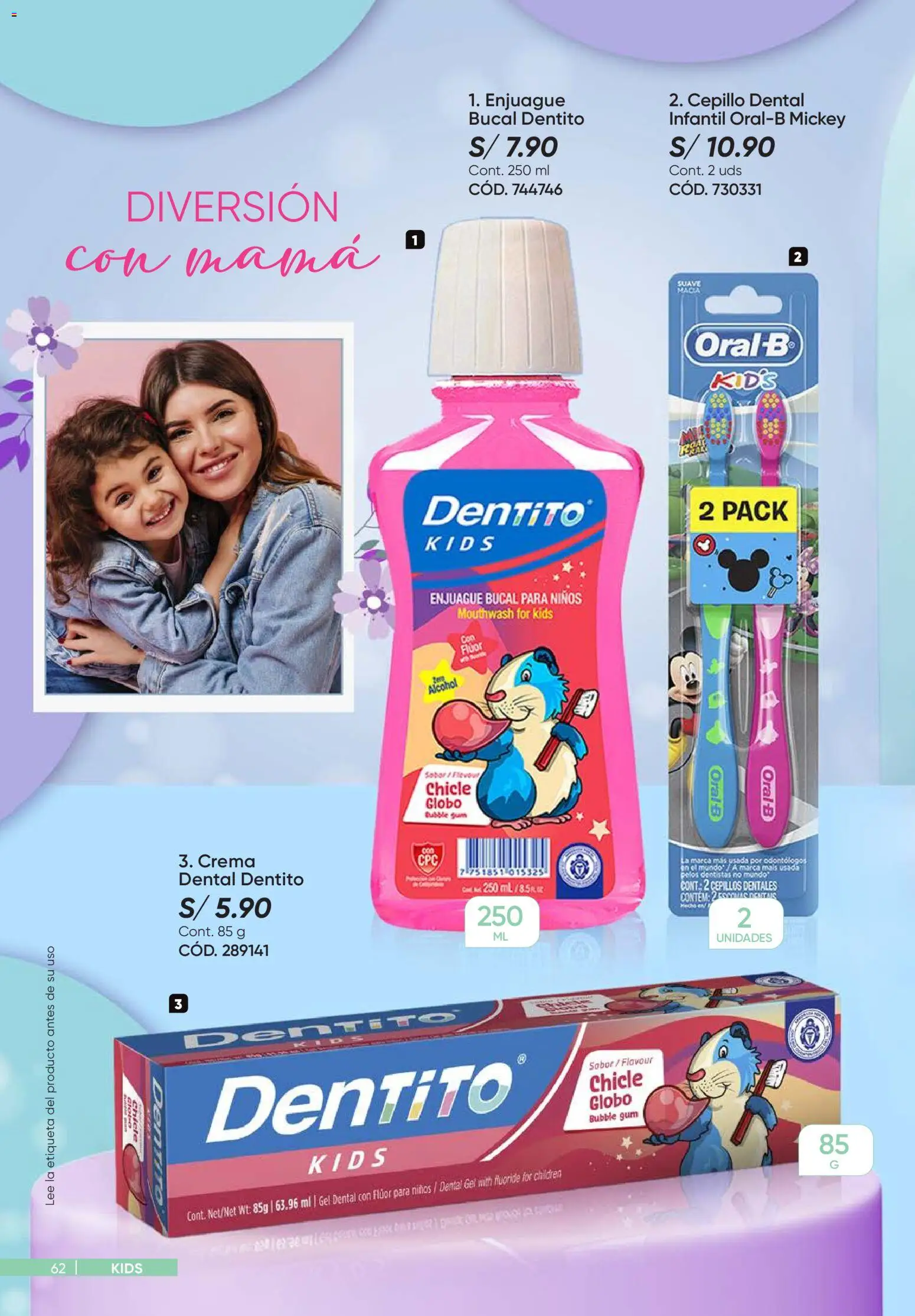 Catálogo Azzorti válido desde 14.04.2026 | Página: 62 | Productos: Enjuague bucal, Crema
