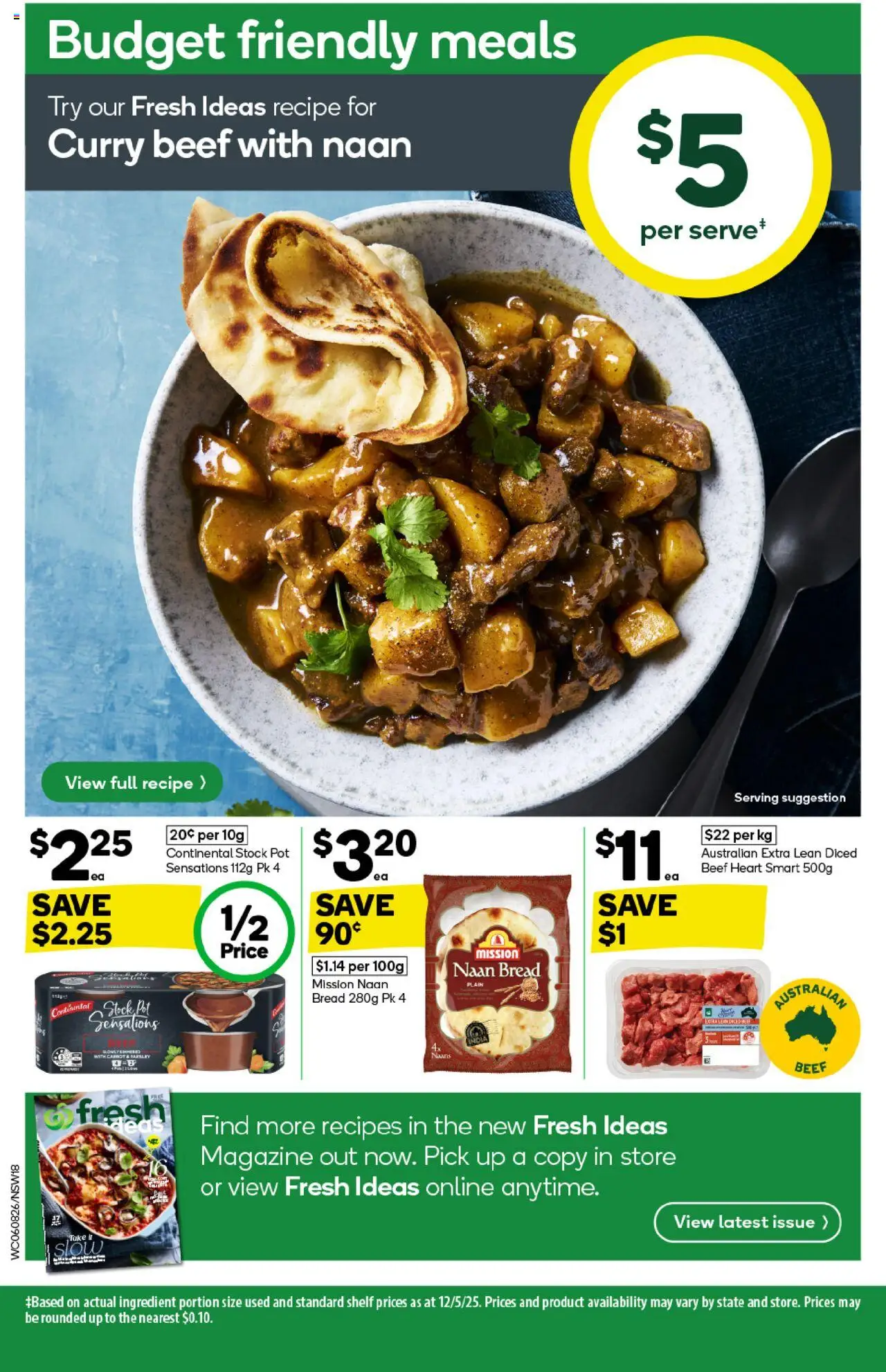 Woolworths catalogue - valid from 06.08.2025 | Page: 18 | Products: Shelf, Pot, Bread, Beef