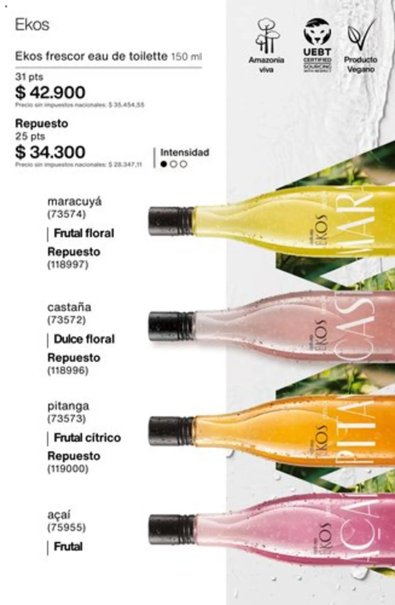 Catálogo Natura Ciclo 16/2025 │ válido desde el 01.11.2025 | Página: 110 | Productos: Eau de toilette