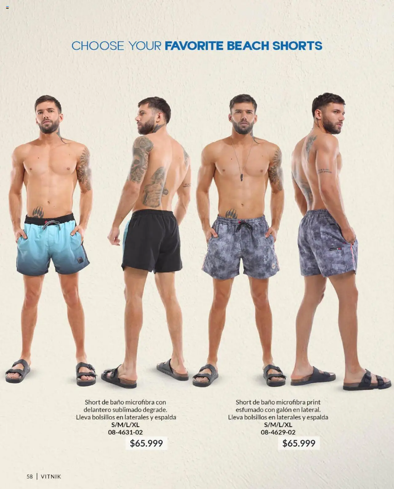 Vitnik - Catálogo Hombre │ válido desde el 07.10.2025 | Página: 58 | Productos: Short, Baño
