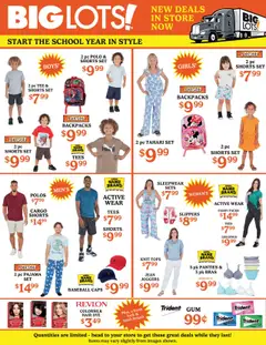Preview of Big Lots weekly ads valid from 24.07.2025