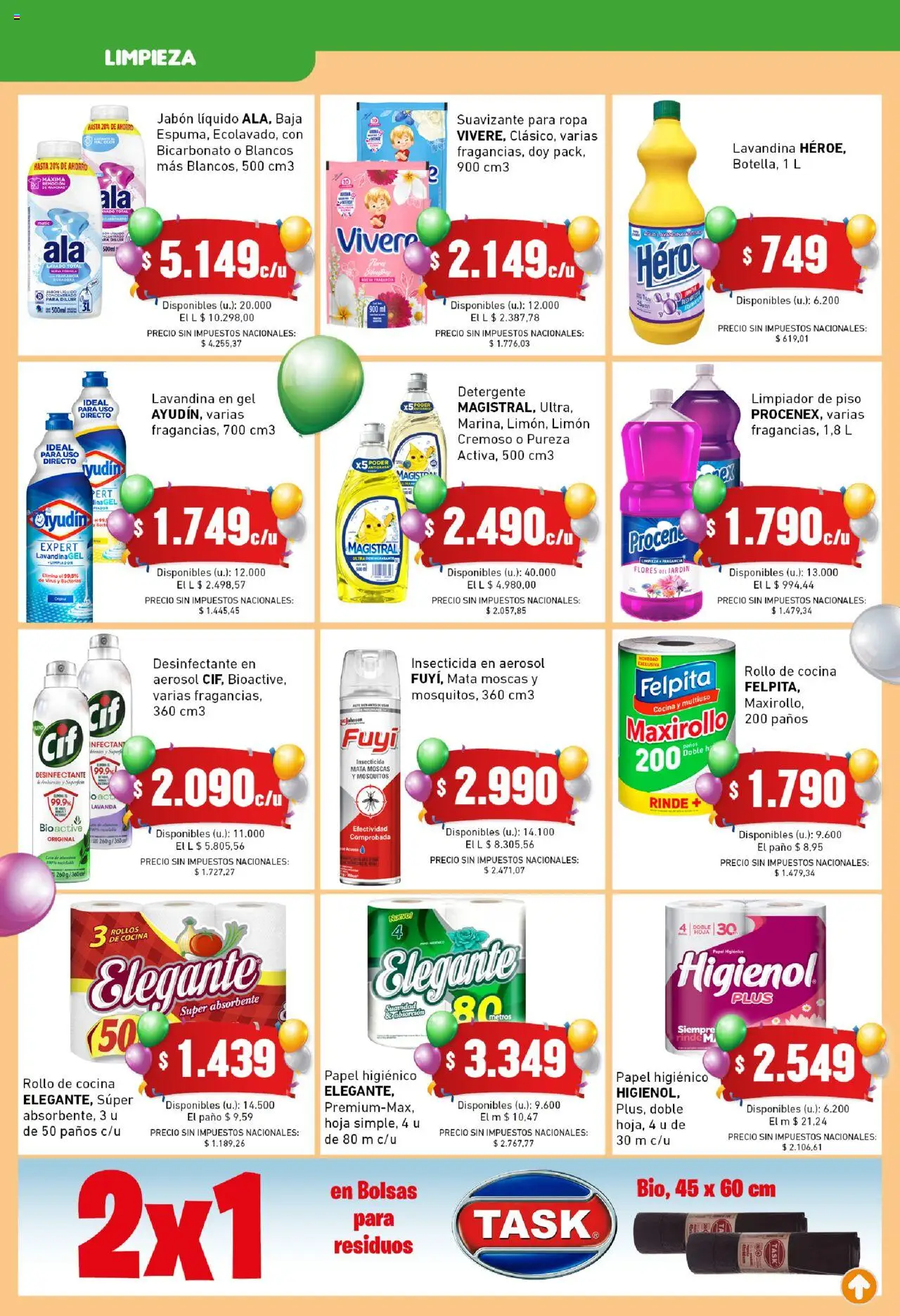 Cooperativa Obrera catálogo │ válido desde el 09.10.2025 | Página: 6 | Productos: Papel higiénico, Cocina, Jabón, Suavizante