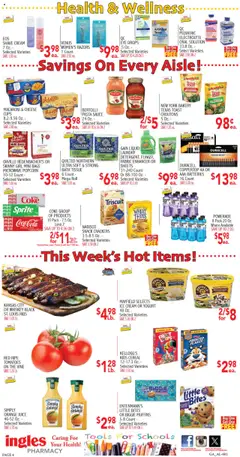 Ingles Weekly Ad - valid from 17.09.2025 | Page: 4 | Products: Bath, Yogurt, Juice, Ice cream