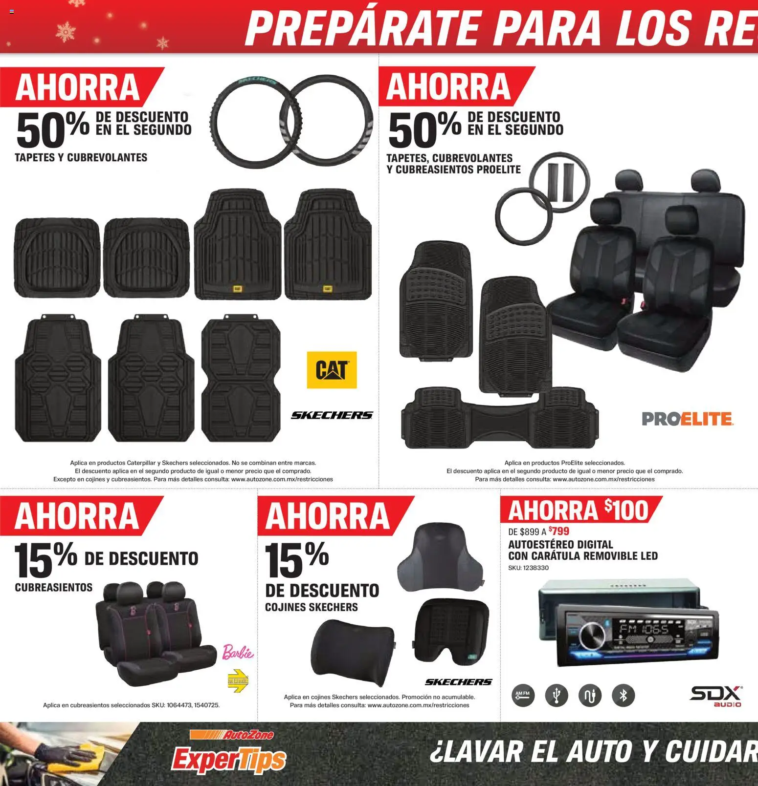 Nuevas ofertas de AutoZone válidas en toda la República Mexicana desde el 30.10.2025. ¡Encuentra las mejores ofertas en AutoZone catálogo! | Página: 2 | Productos: Audio