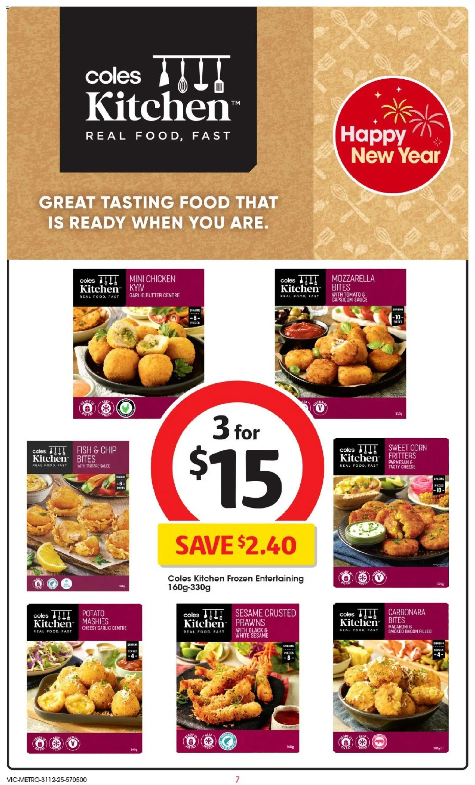 Coles catalogue - valid from 31.12.2025 | Page: 8 | Products: Bacon, Capsicum, Fish, Sauce