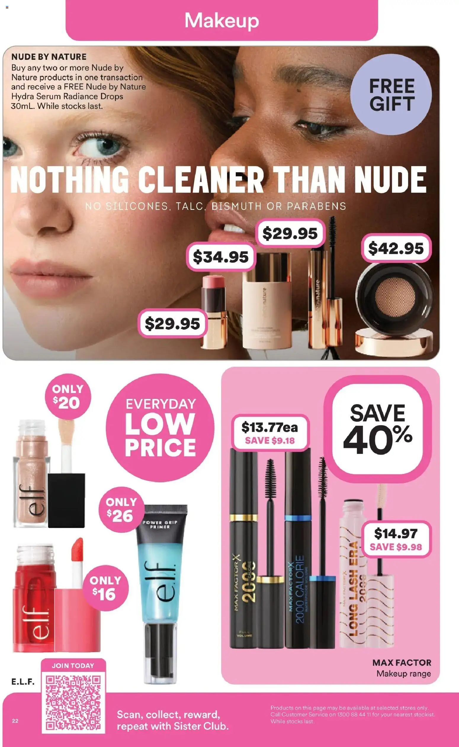 Priceline Pharmacy catalogue - valid from 22.01.2026 | Page: 22 | Products: Cleaner, Makeup