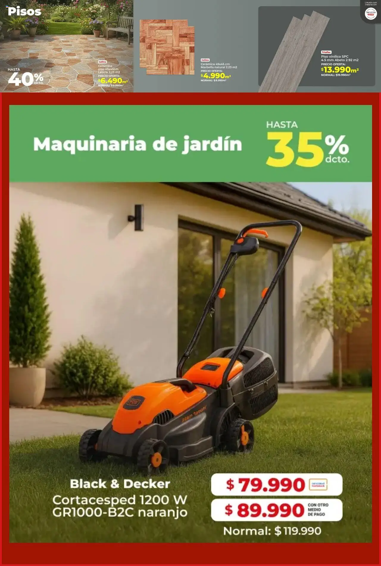 Easy ofertas  │ válido desde el 22.09.2025 | Página: 5 | Productos: Vinílico, Cortacésped