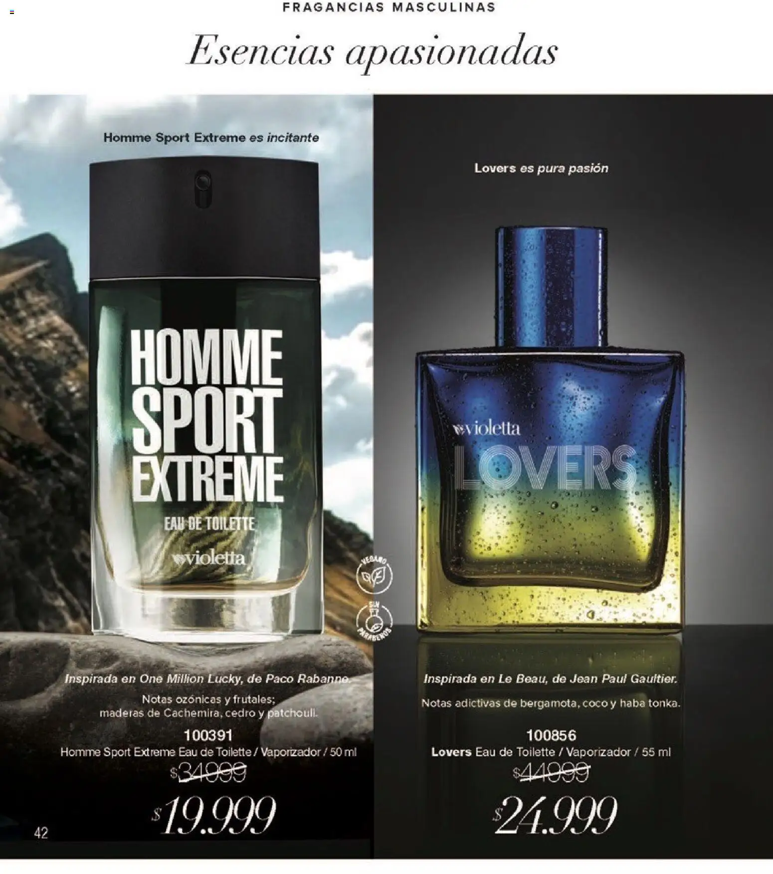 Violetta - Violetta Cosméticos │ válido desde el 18.03.2026 | Página: 42 | Productos: Jean, Eau de toilette, Esencias