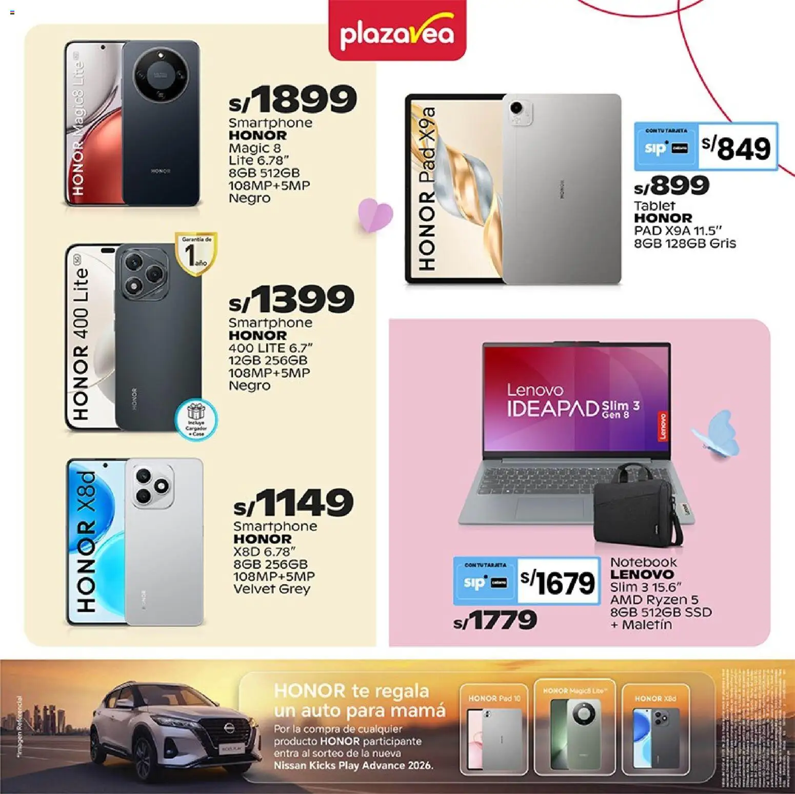 Catálogo Plaza Vea válido desde 27.04.2026 | Página: 27 | Productos: Té, Smartphone, Notebook