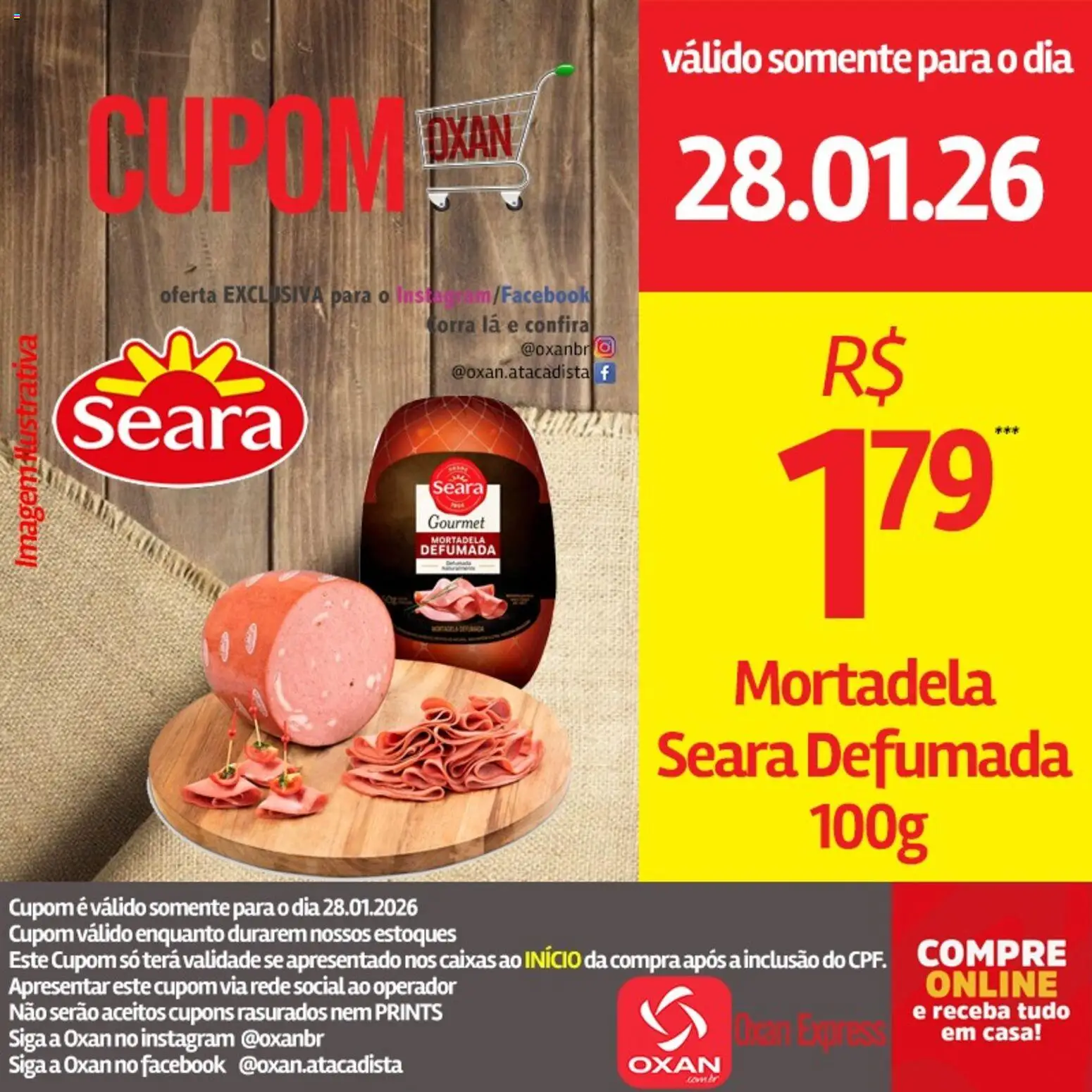 Oxan Atacadista Folheto - válido de 28.01.2026 | Página: 7 | Produtos: Mortadela