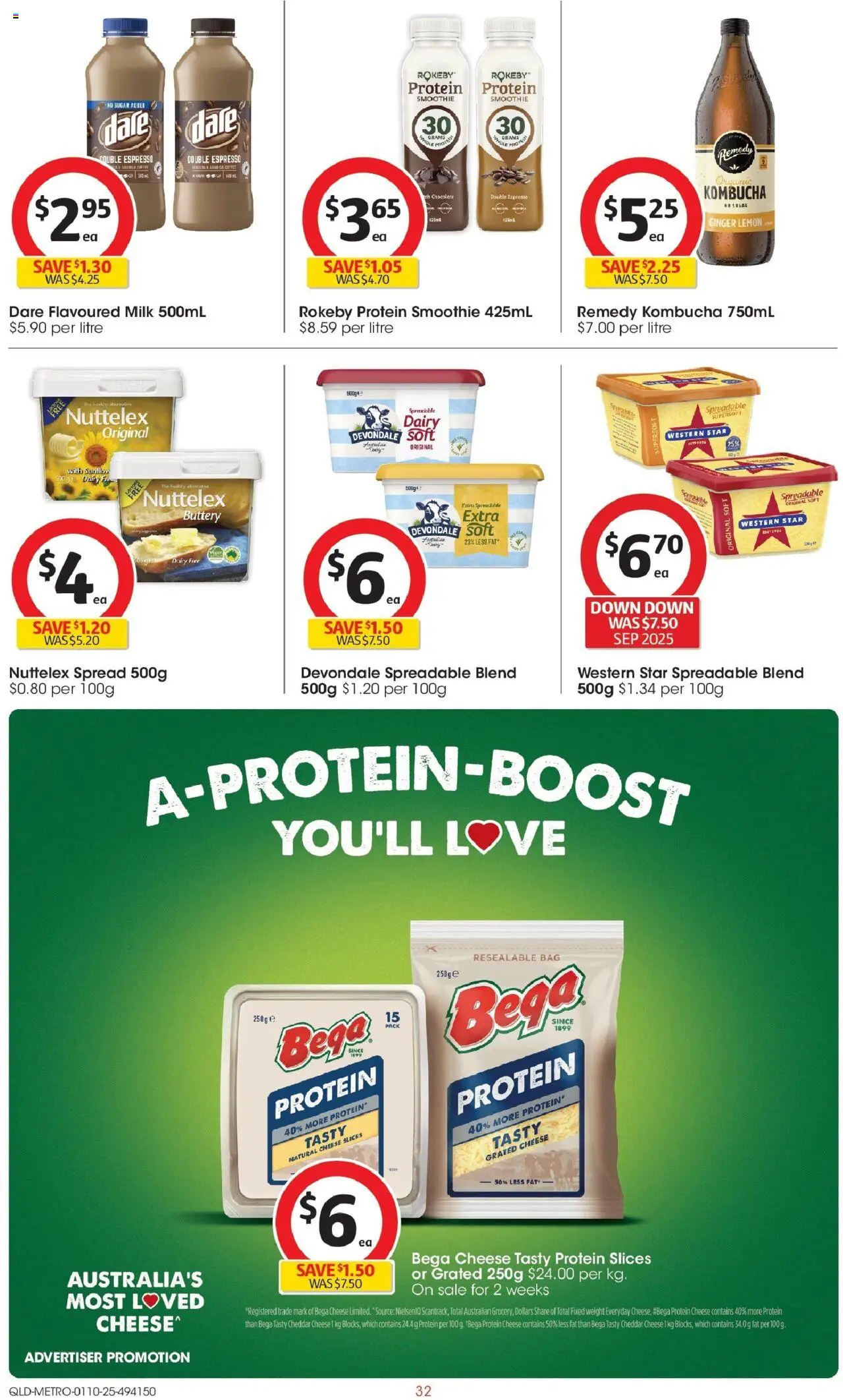 Coles catalogue - valid from 01.10.2025 | Page: 32 | Products: Cheese, Coffee, Bag, Weight